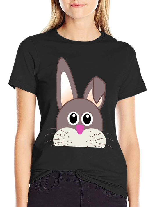 Bunny Face T-Shirt - Easter Holiday Apparel