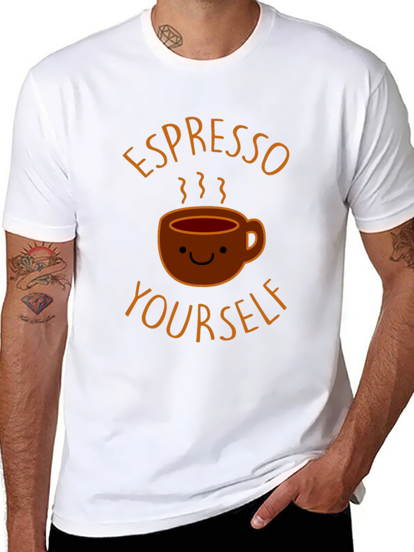 Espresso Yourself Graphic T-Shirt - Black