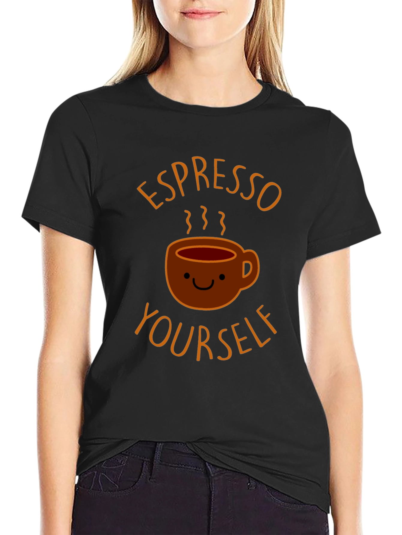 Espresso Yourself Graphic T-Shirt - Black