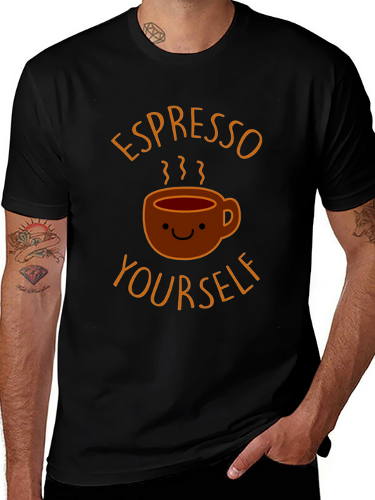 Espresso Yourself Graphic T-Shirt - Black