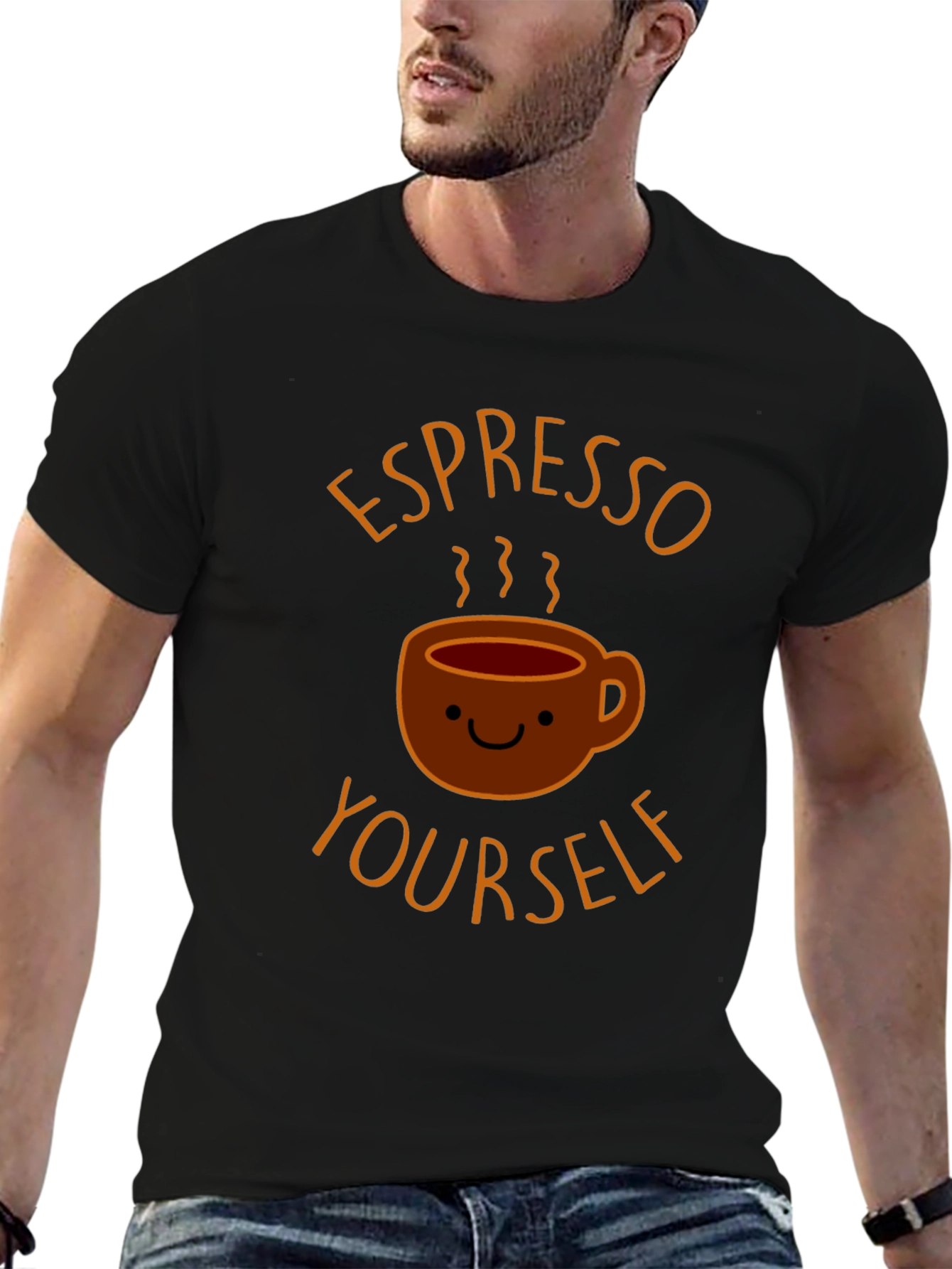 Espresso Yourself Graphic T-Shirt - Black