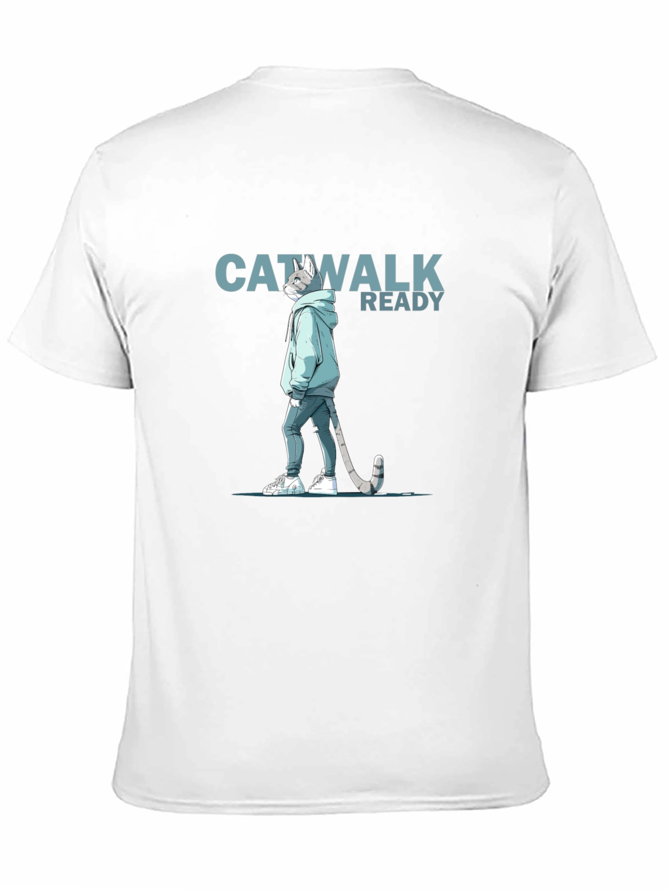 Catwalk Ready T-Shirt - Cool Cat Design