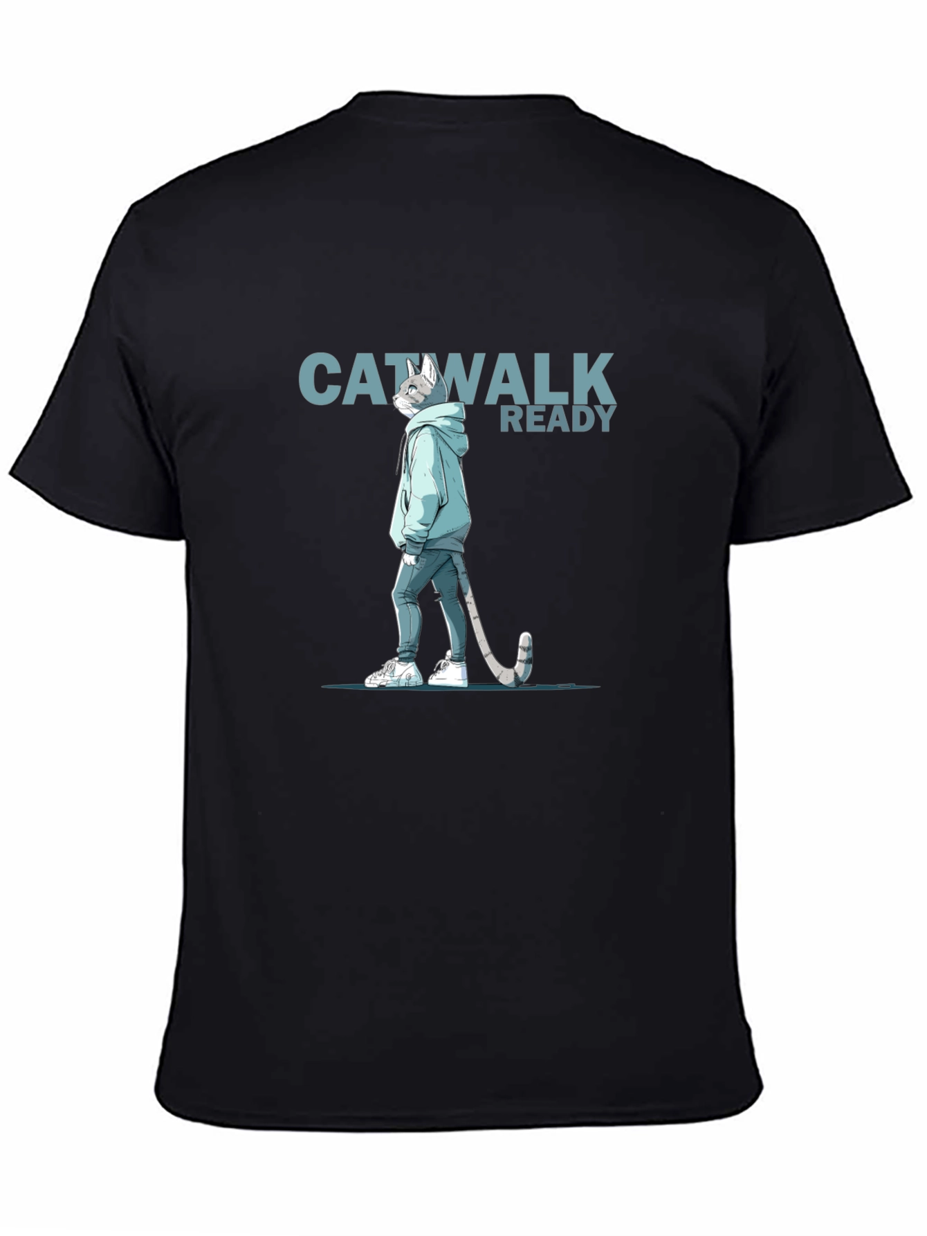 Catwalk Ready T-Shirt - Cool Cat Design