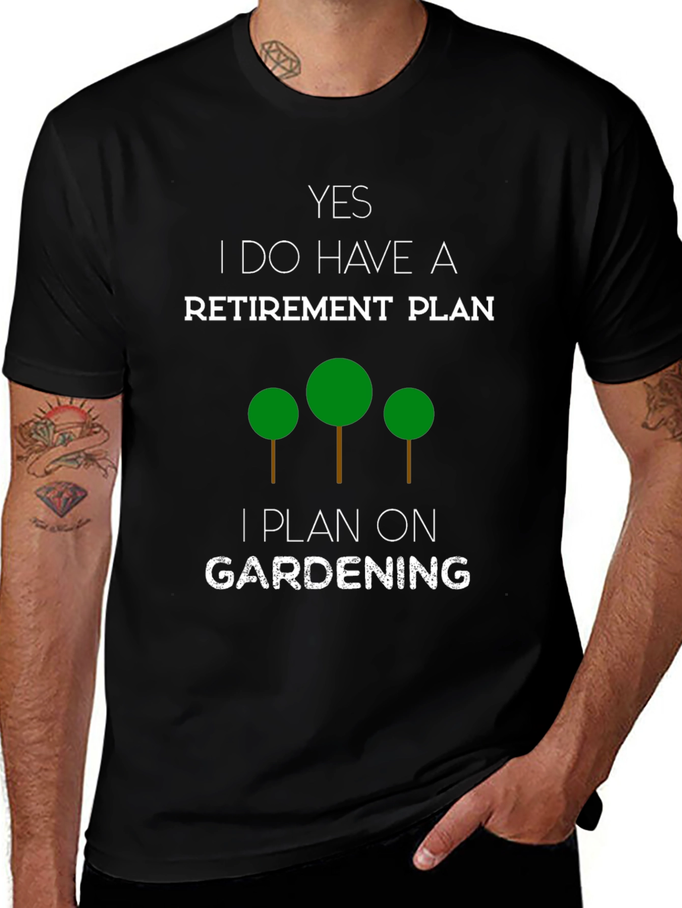 Gardening Retirement Plan T-Shirt - Funny Gardener Gift