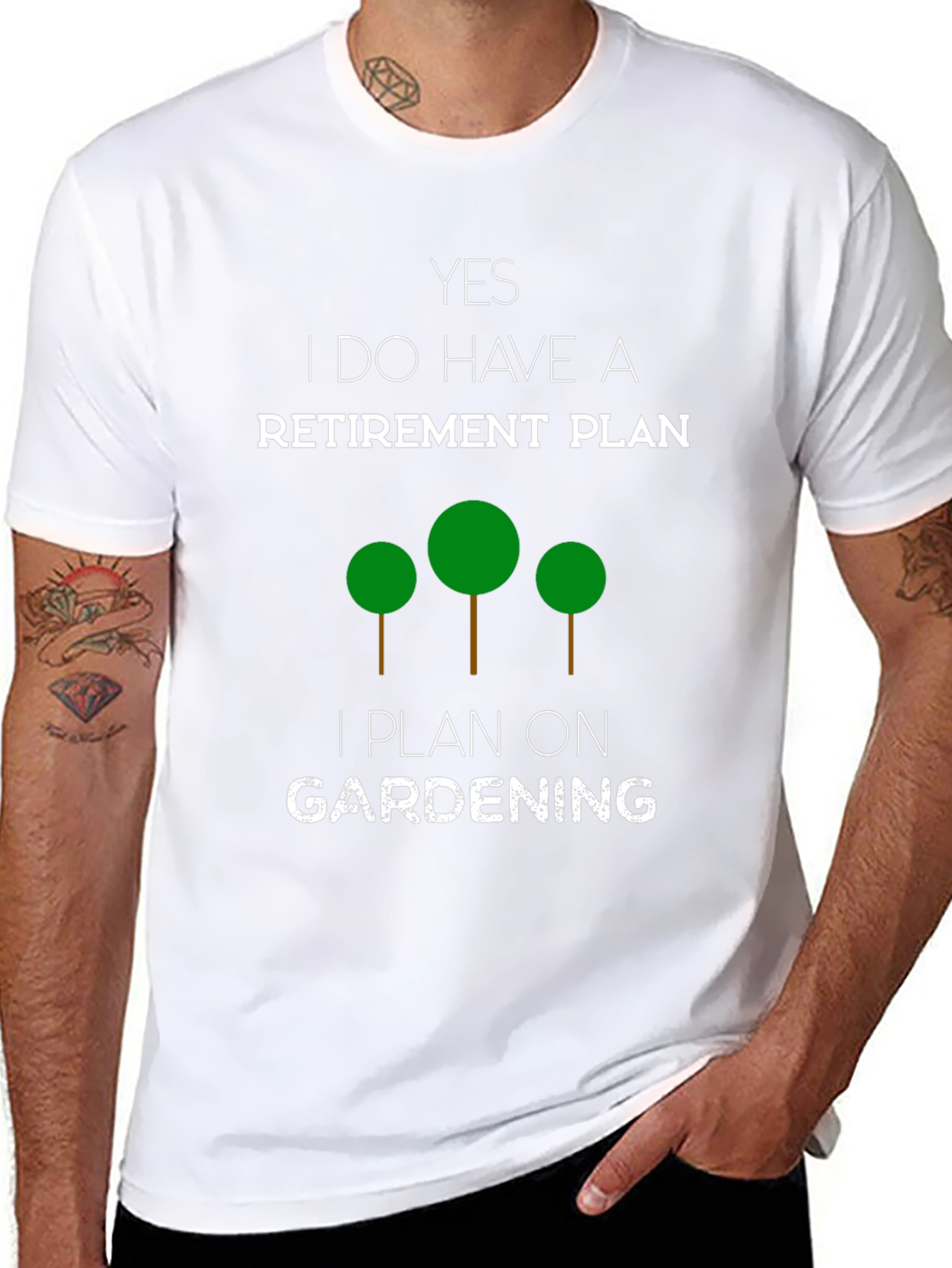 Gardening Retirement Plan T-Shirt - Funny Gardener Gift