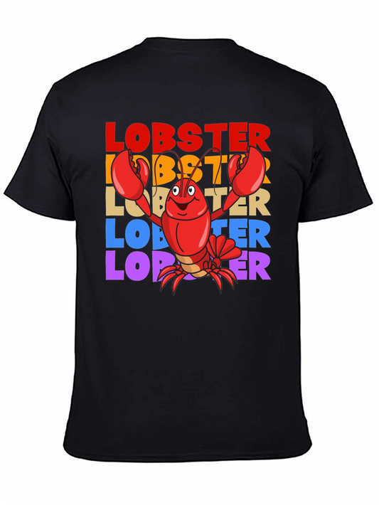 Lobster Graphic Tee - Colorful Retro Design