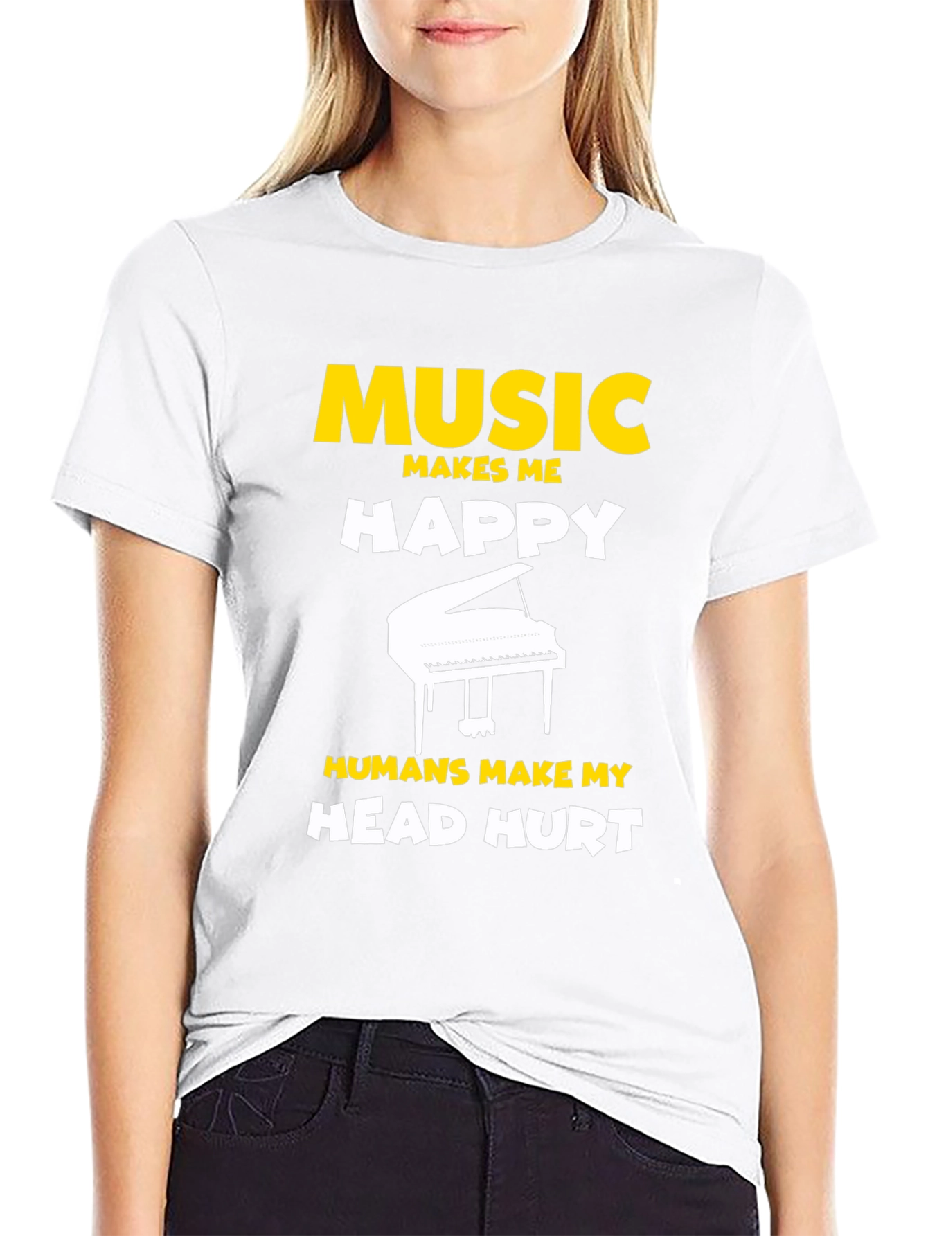 Music Makes Me Happy T-Shirt