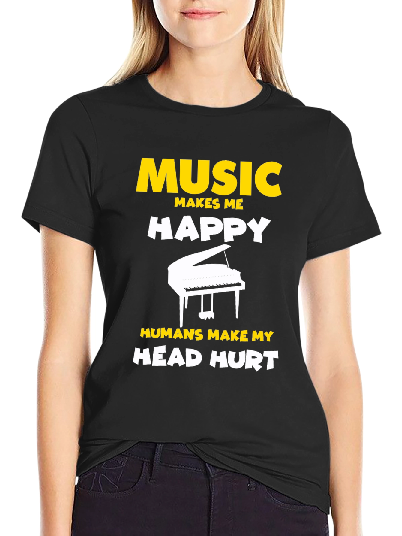 Music Makes Me Happy T-Shirt