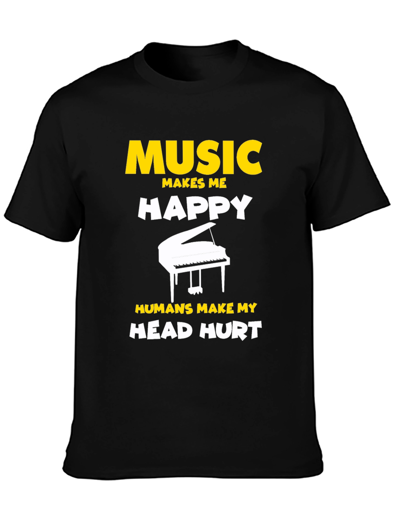 Music Makes Me Happy T-Shirt