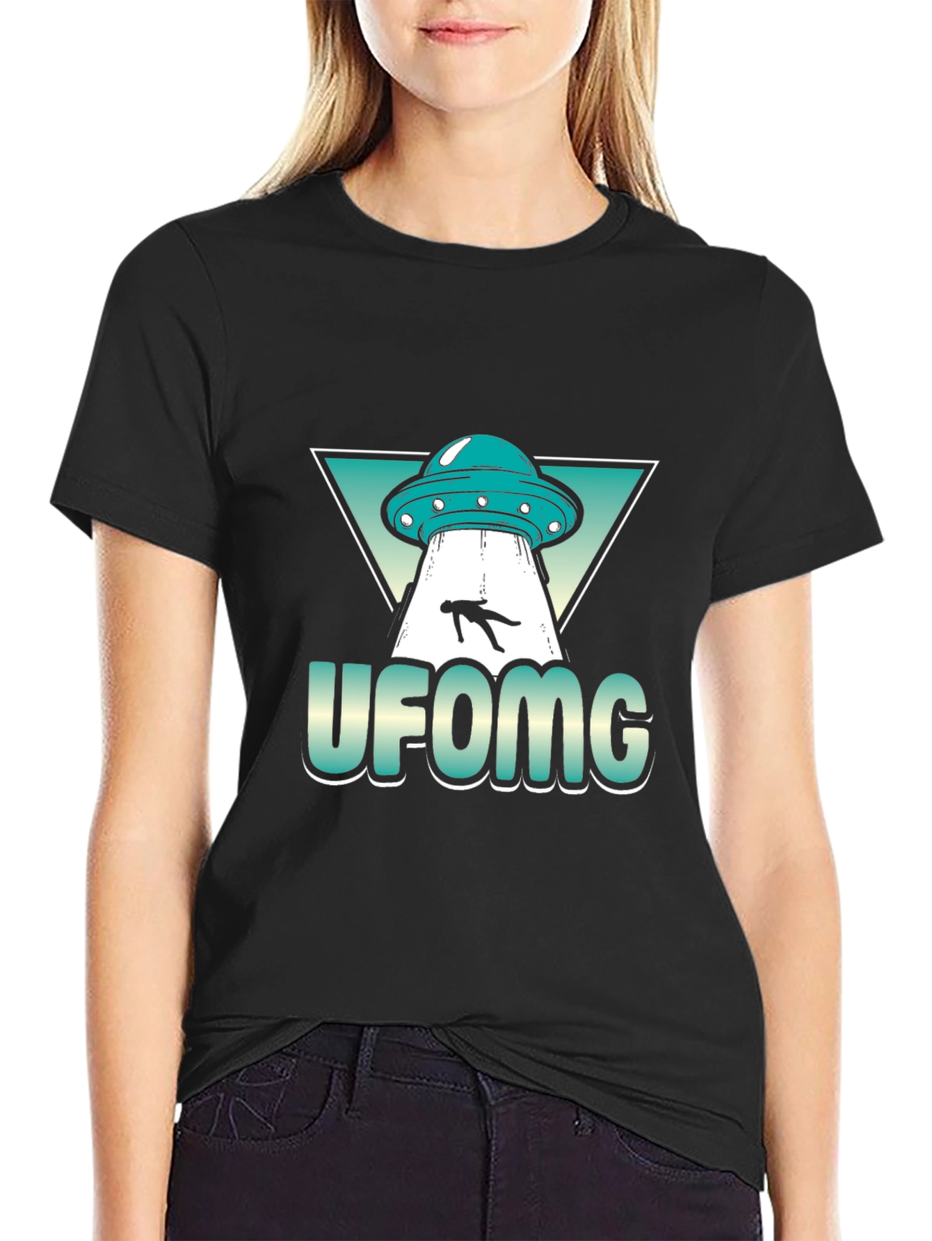 UFO Abduction Graphic Tee