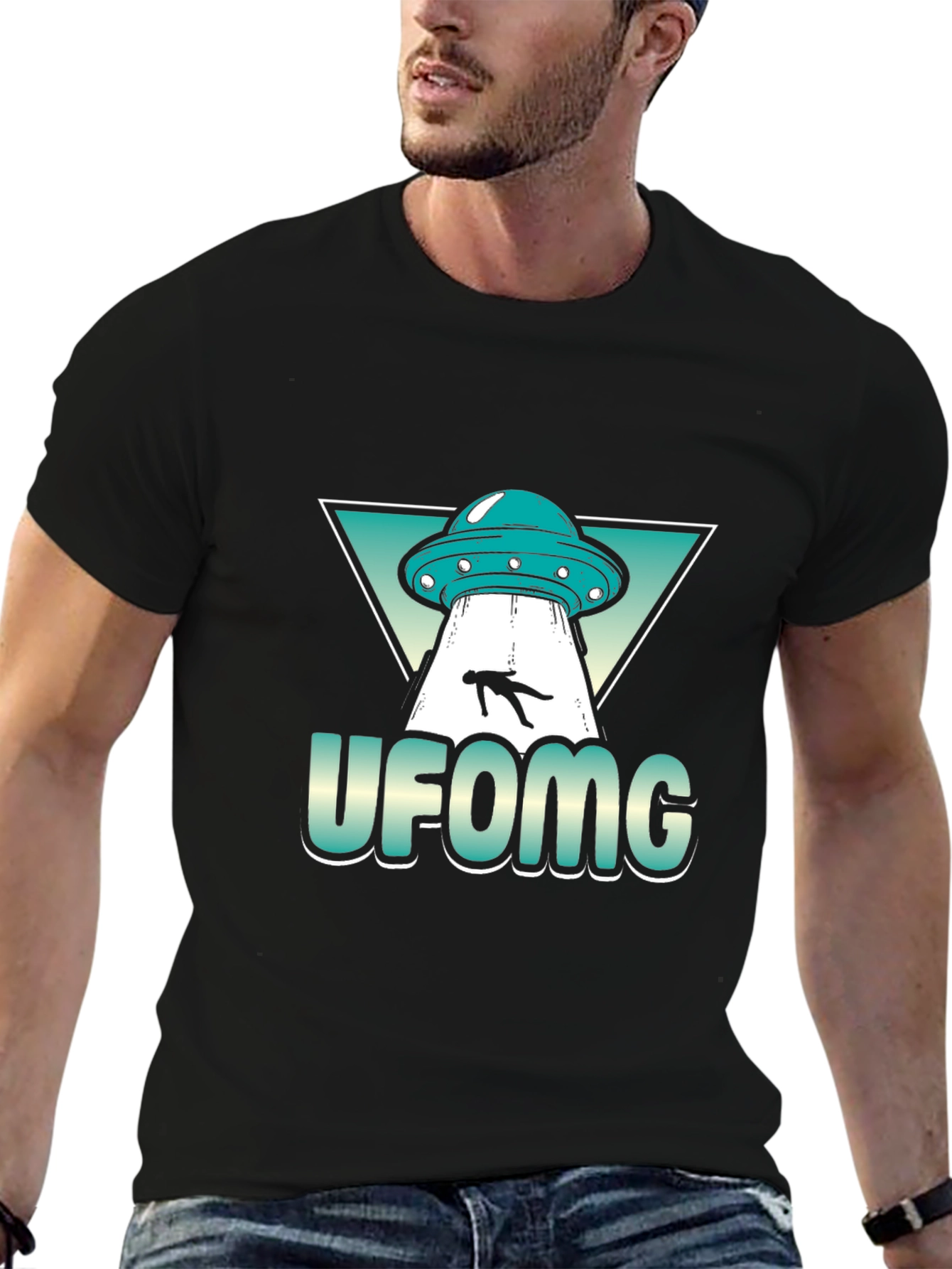 UFO Abduction Graphic Tee