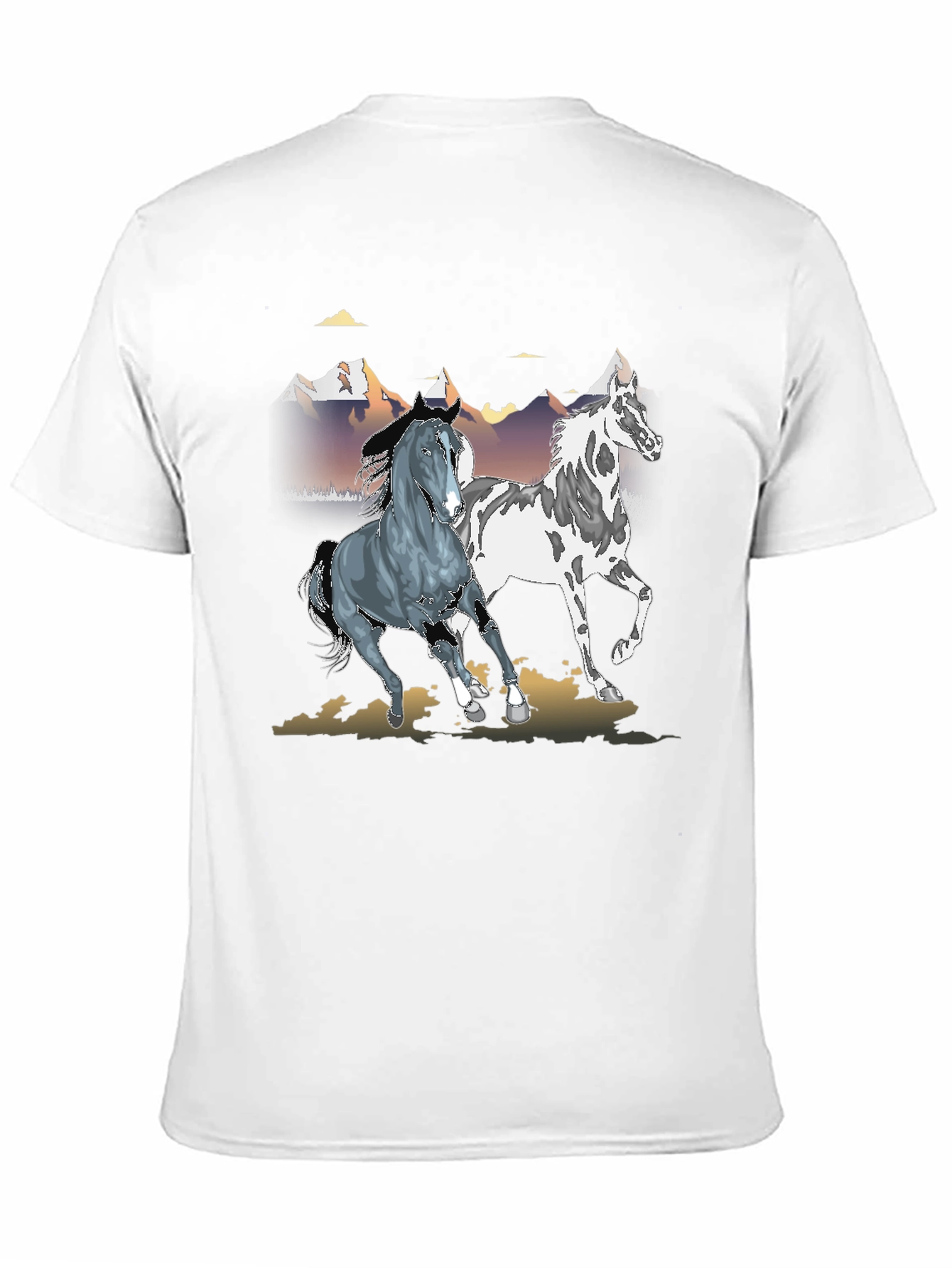 Horse Graphic Black T-Shirt