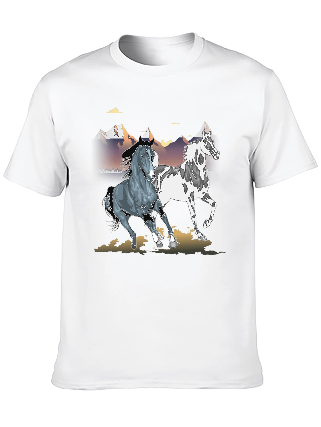 Horse Graphic Black T-Shirt