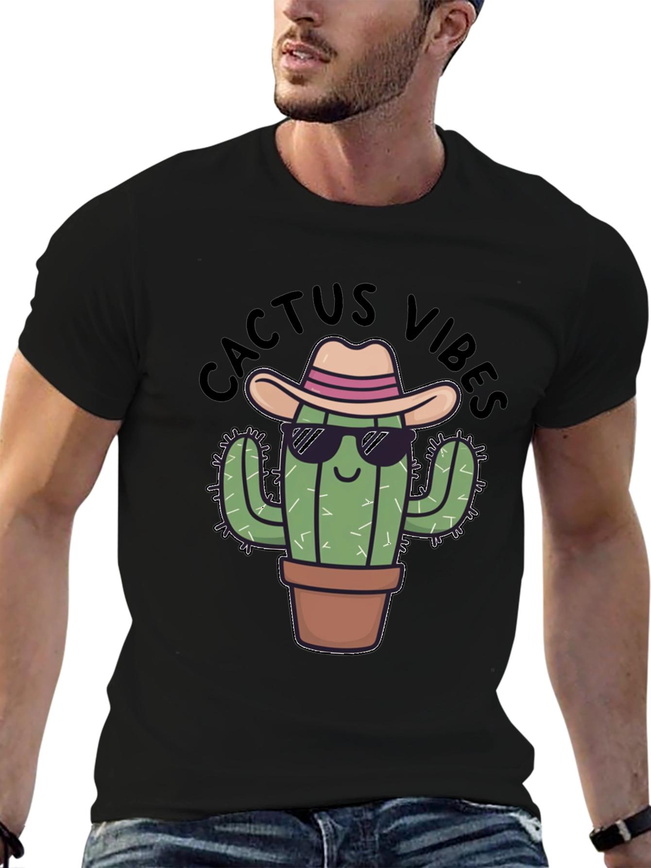 Cactus Vibes Tee: Cool Desert Humor