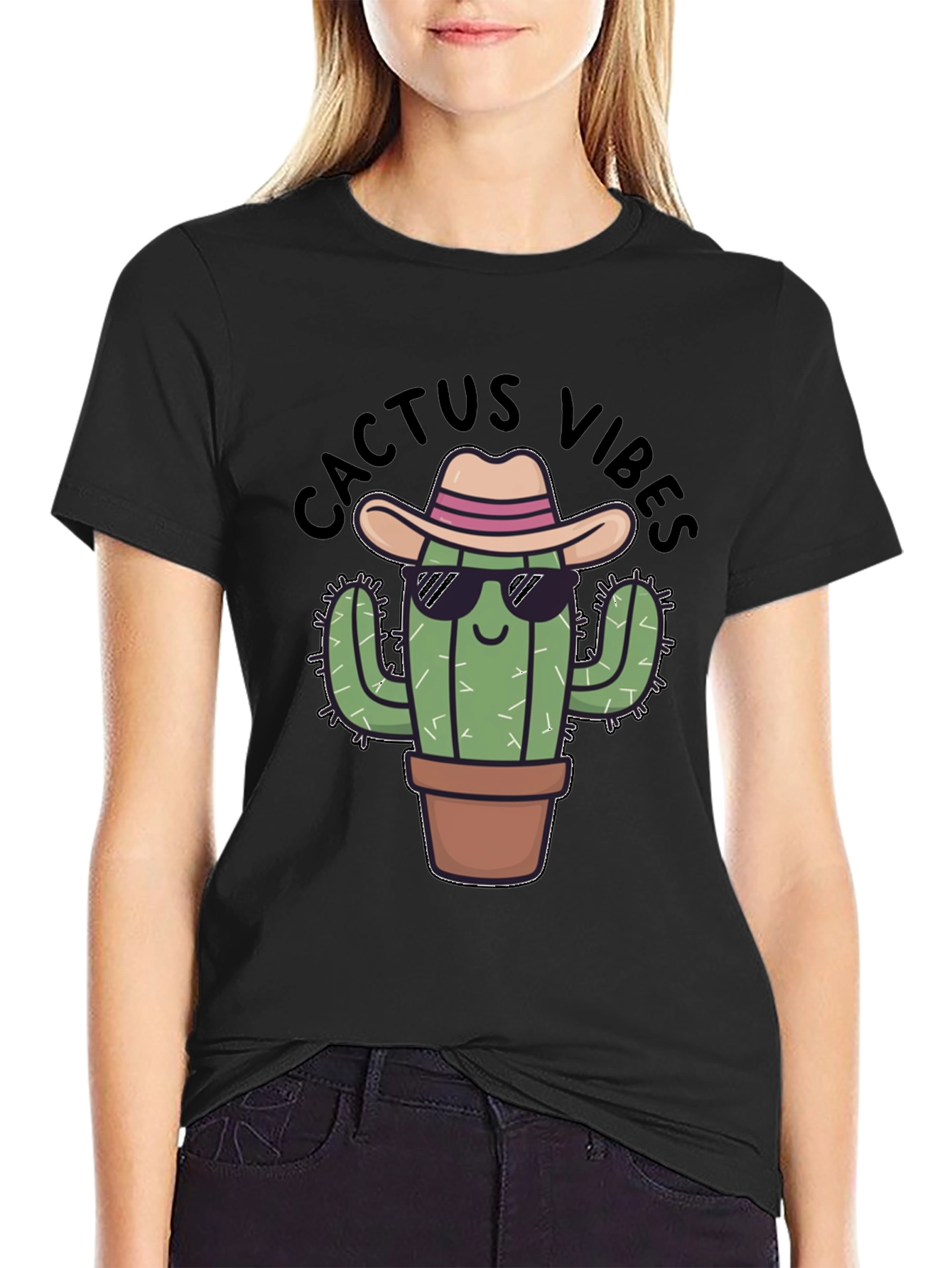 Cactus Vibes Tee: Cool Desert Humor