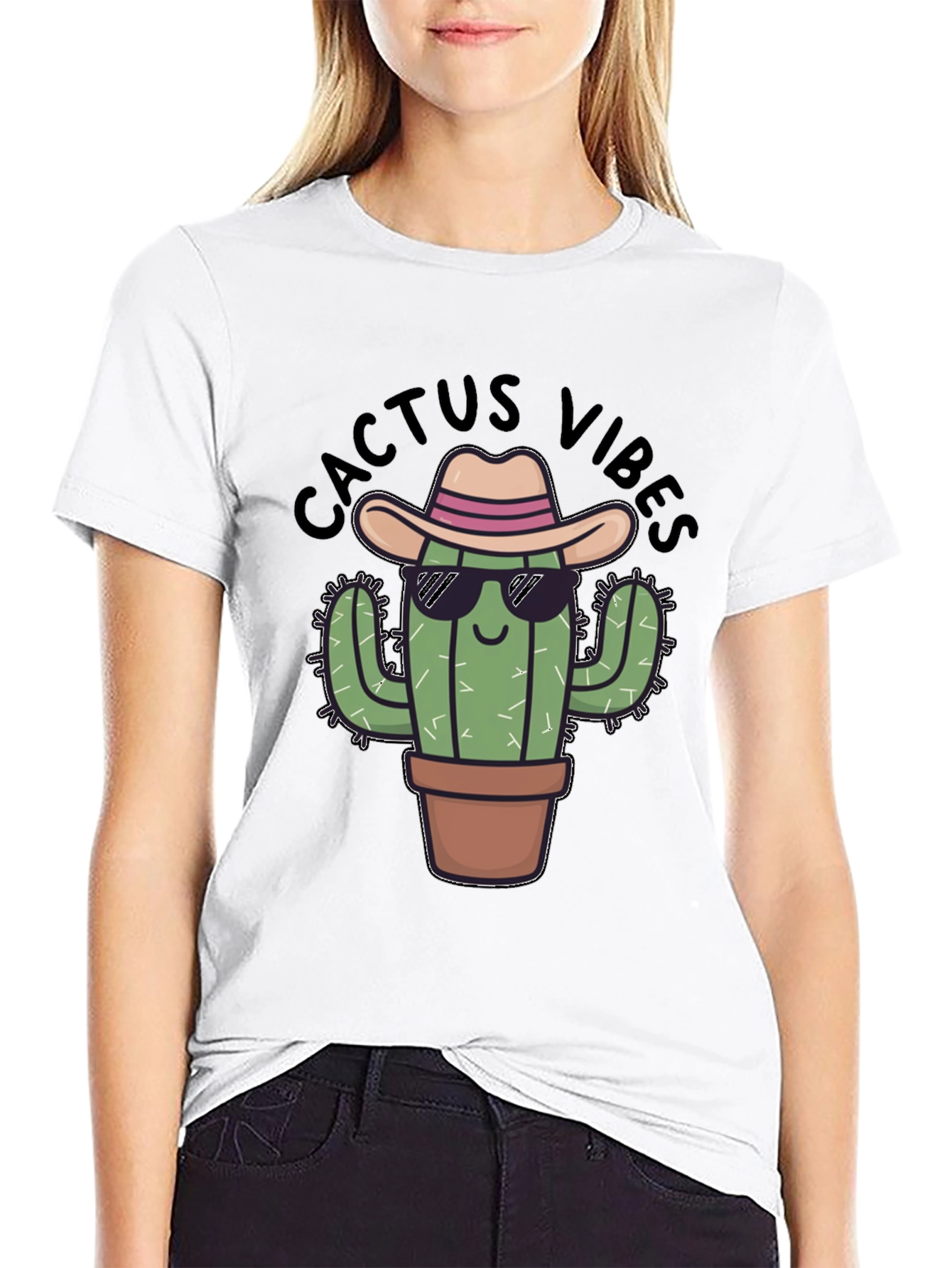 Cactus Vibes Tee: Cool Desert Humor