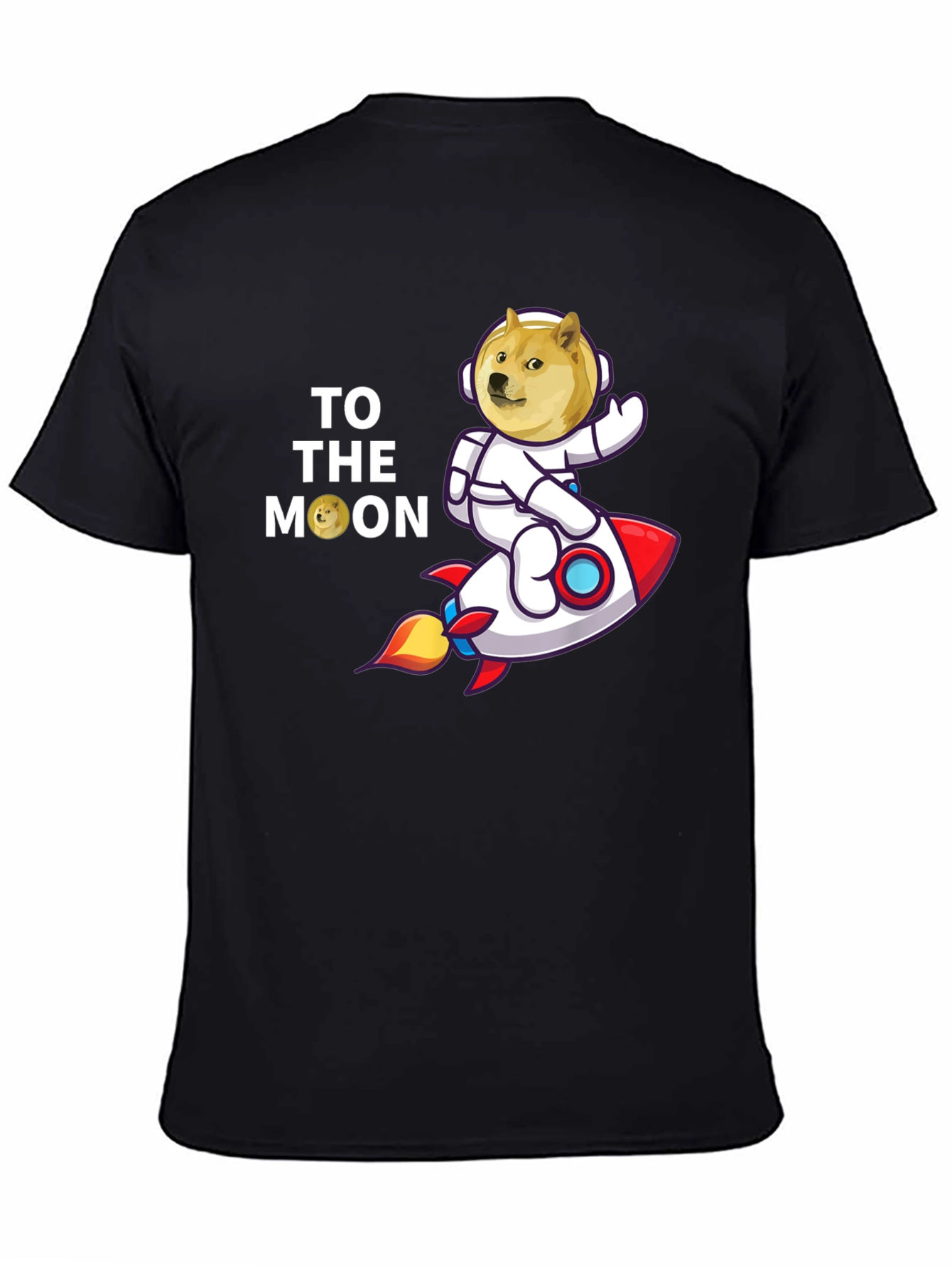 Doge To The Moon T-Shirt – Funny Crypto Meme Graphic Tee