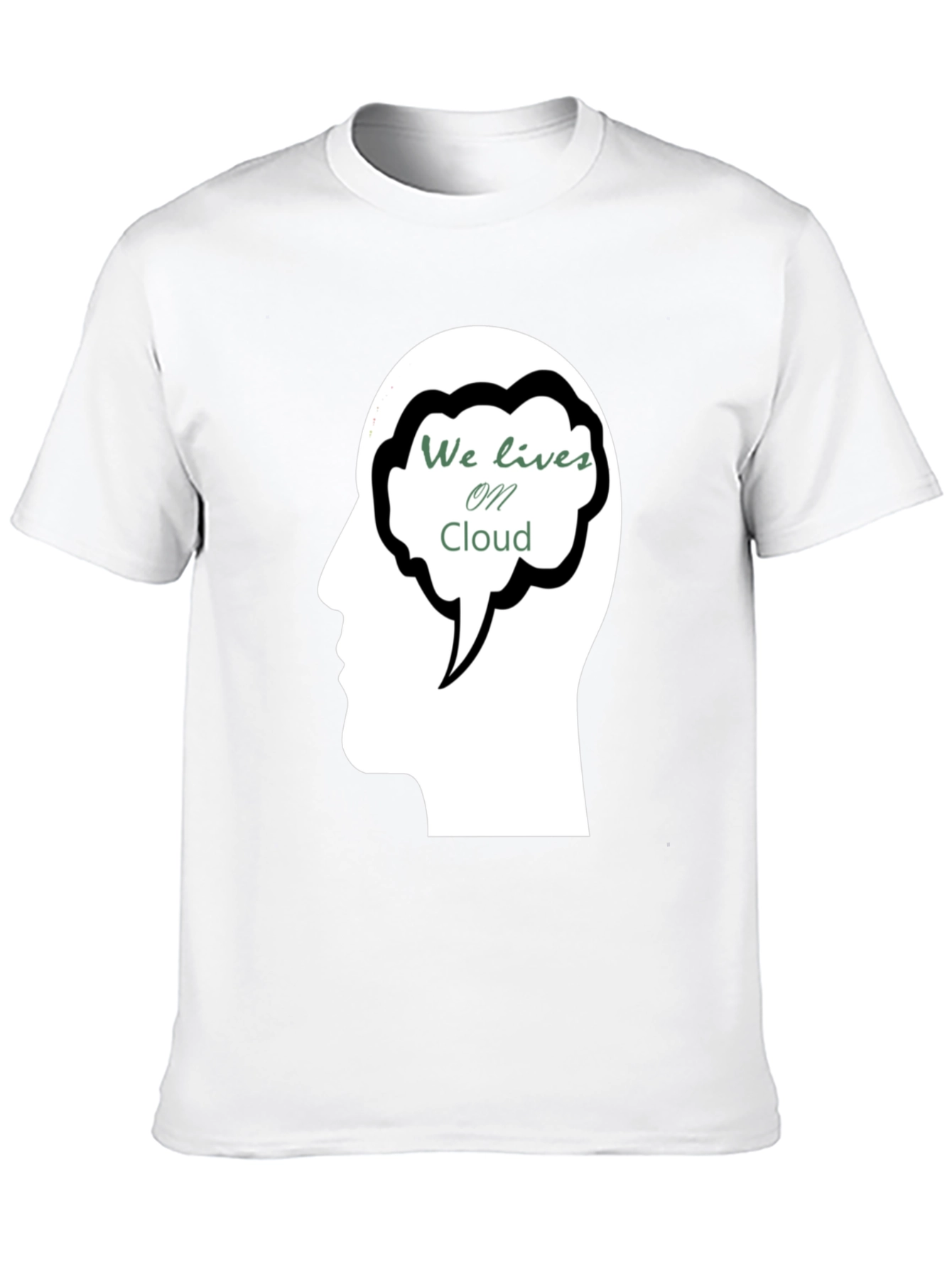 Cloud Mind Black T-Shirt