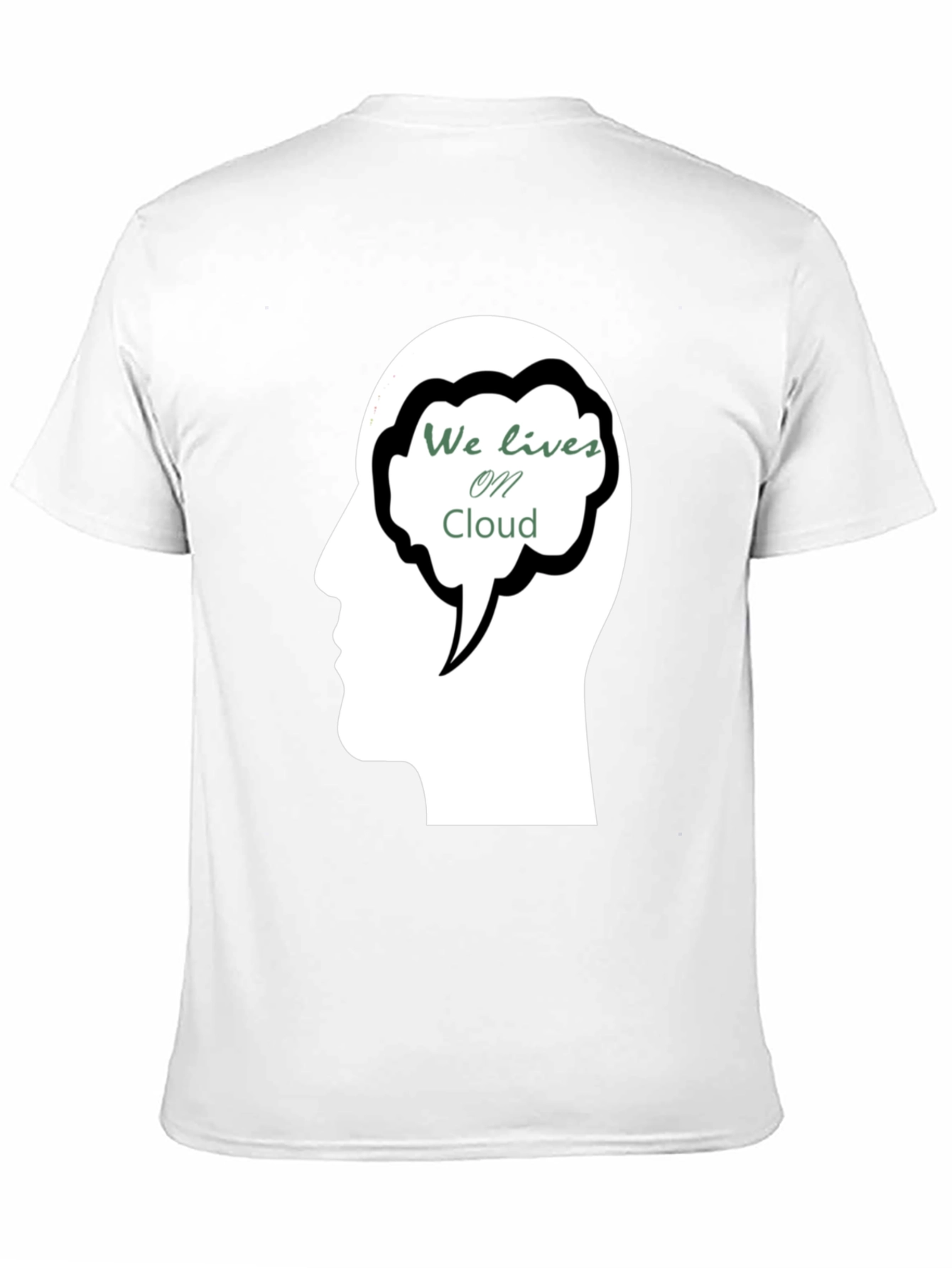 Cloud Mind Black T-Shirt