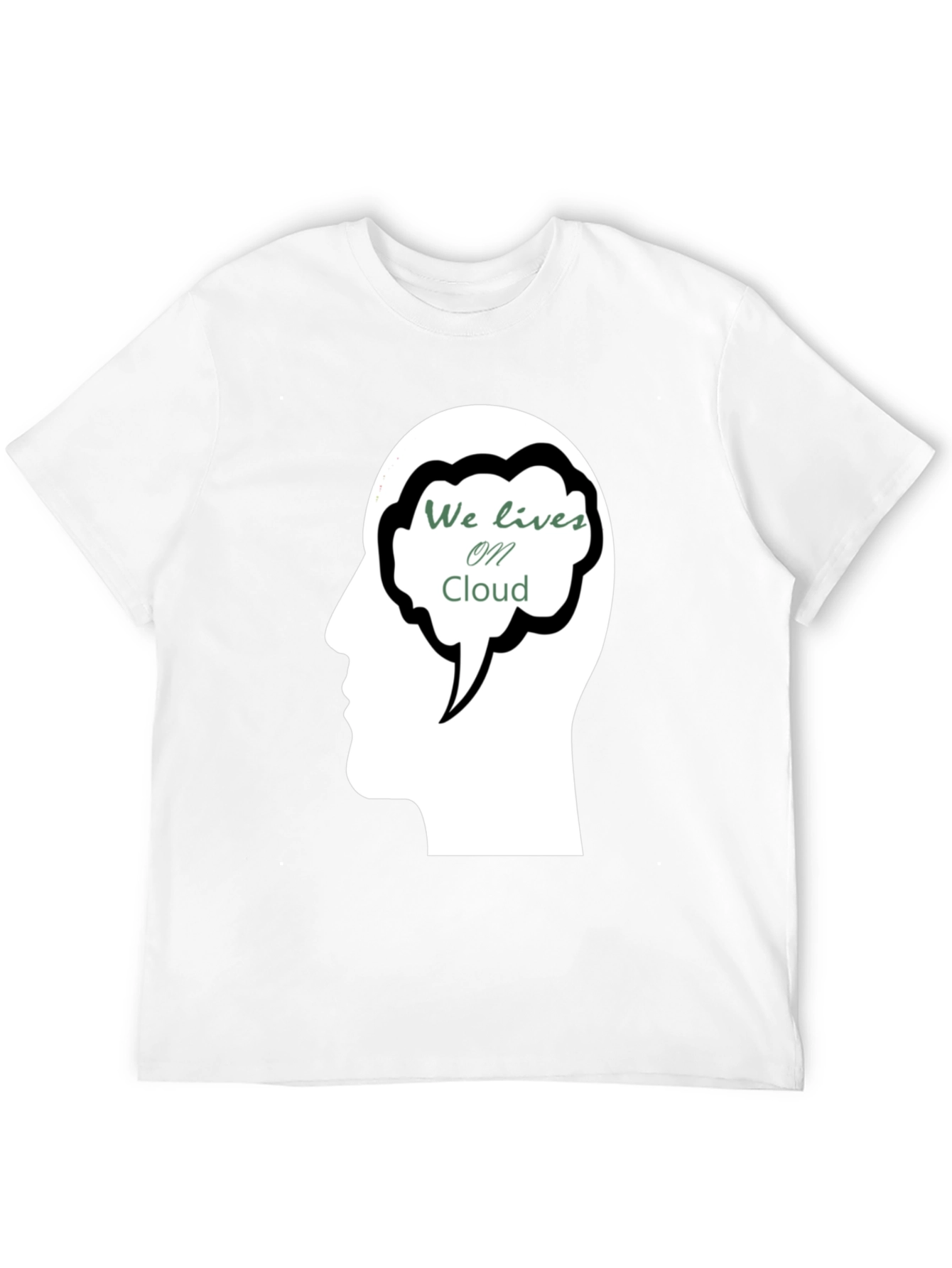 Cloud Mind Black T-Shirt