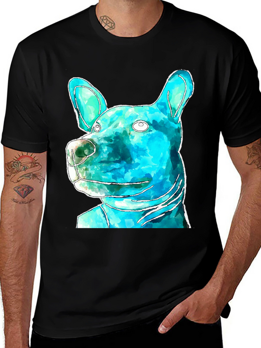 Dog Art Black T-Shirt