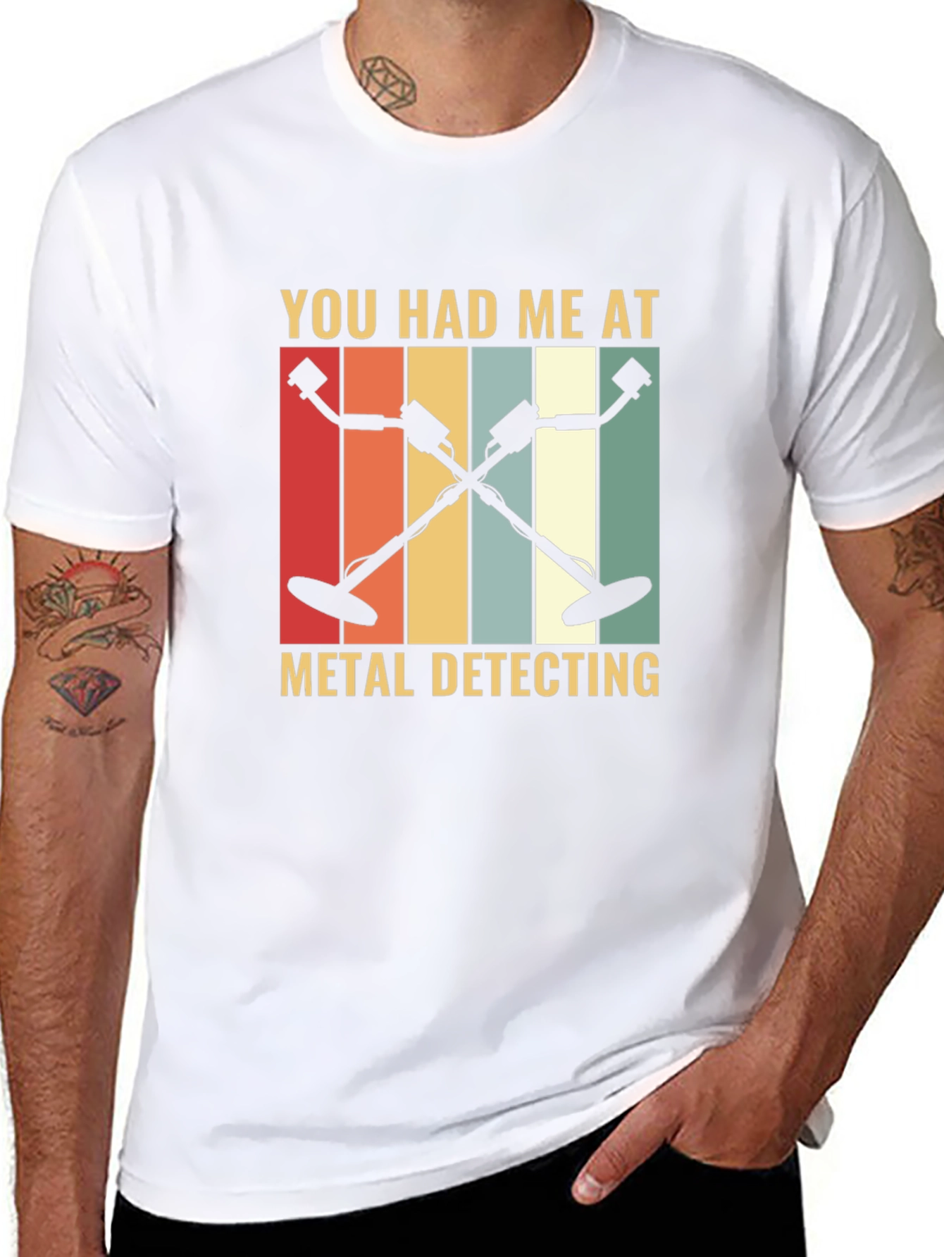 Metal Detecting Graphic Tee - Retro Hobby Shirt