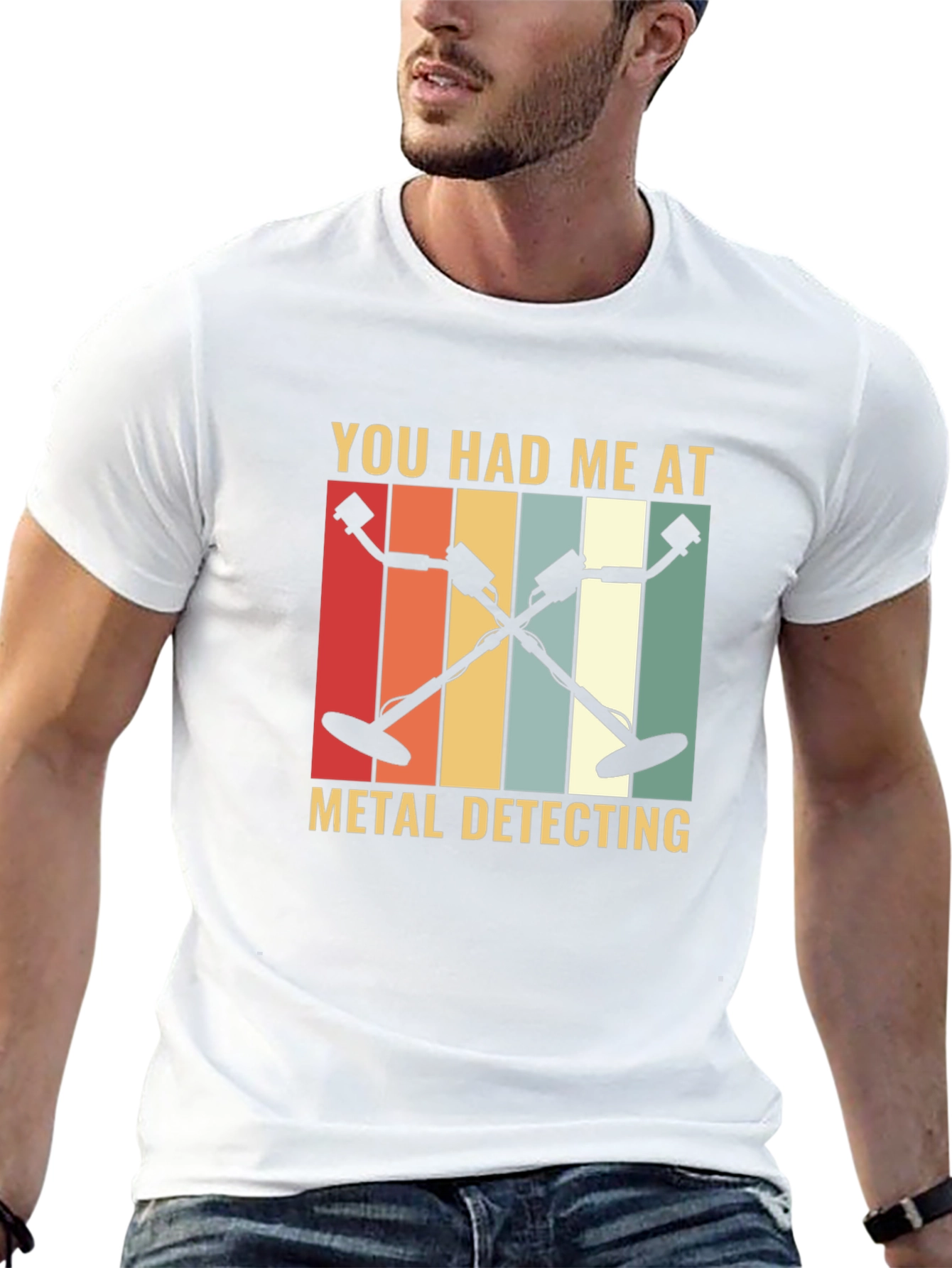 Metal Detecting Graphic Tee - Retro Hobby Shirt