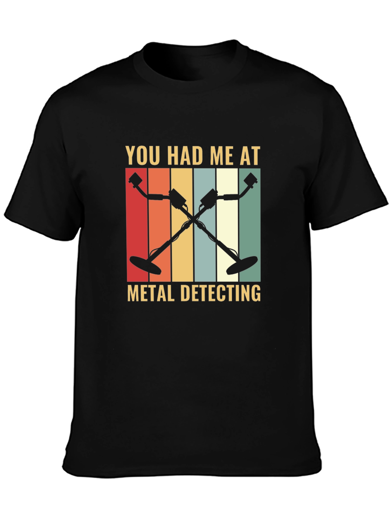 Metal Detecting Graphic Tee - Retro Hobby Shirt