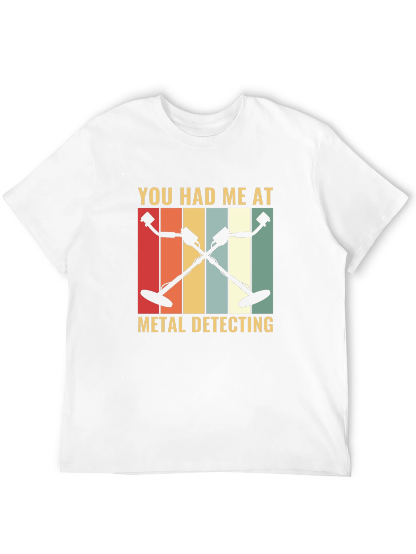 Metal Detecting Graphic Tee - Retro Hobby Shirt