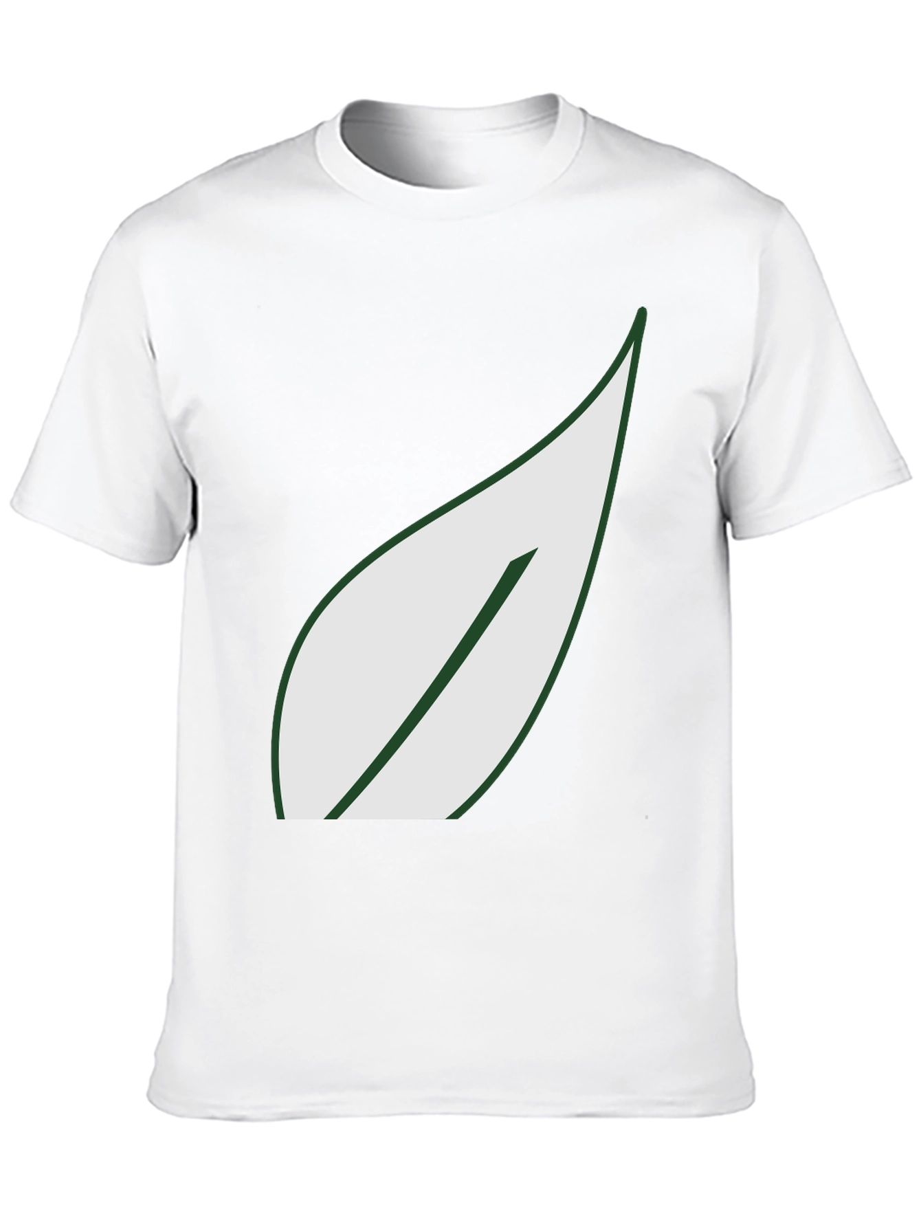 Leaf Graphic Black T-Shirt
