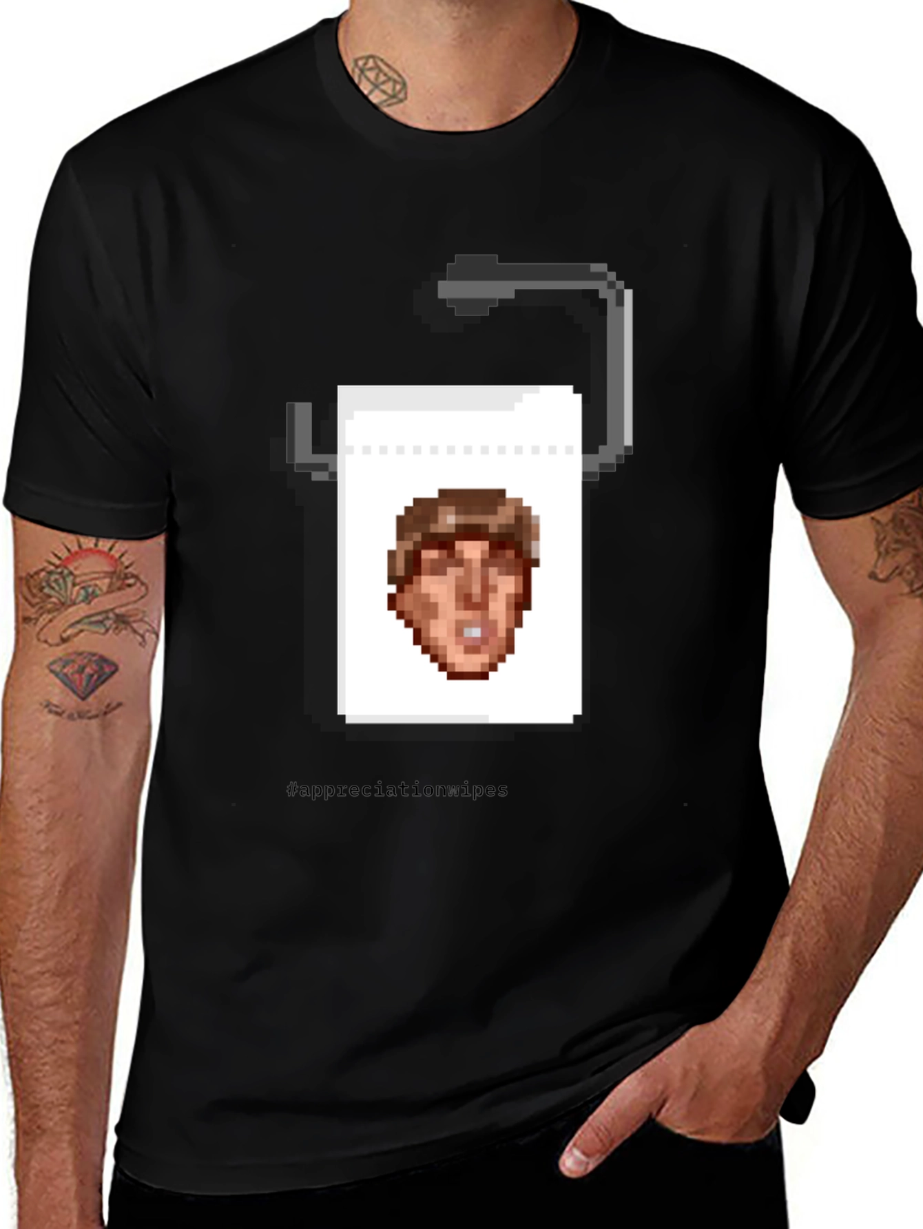 Humorous Pixel Art T-Shirt