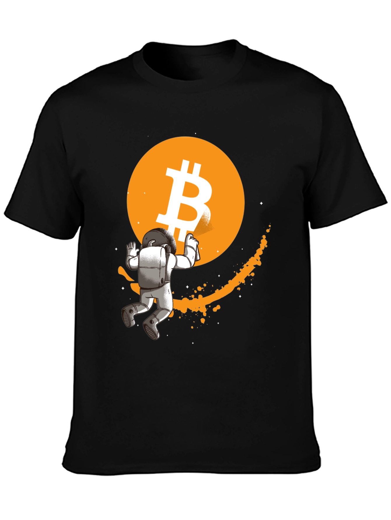 Bitcoin Astronaut T-Shirt - Crypto Space Explorer Tee