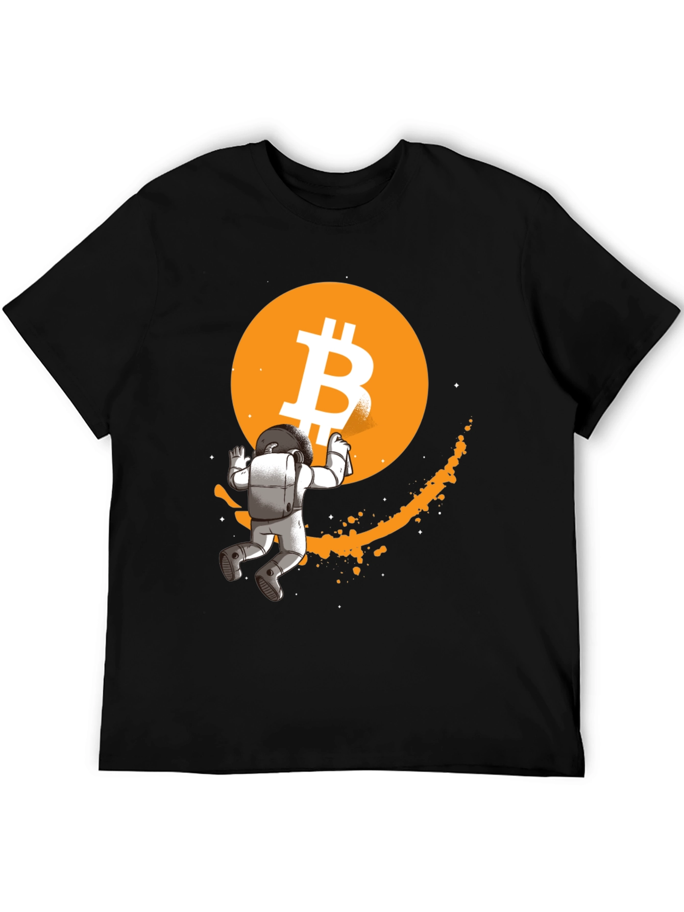 Bitcoin Astronaut T-Shirt - Crypto Space Explorer Tee