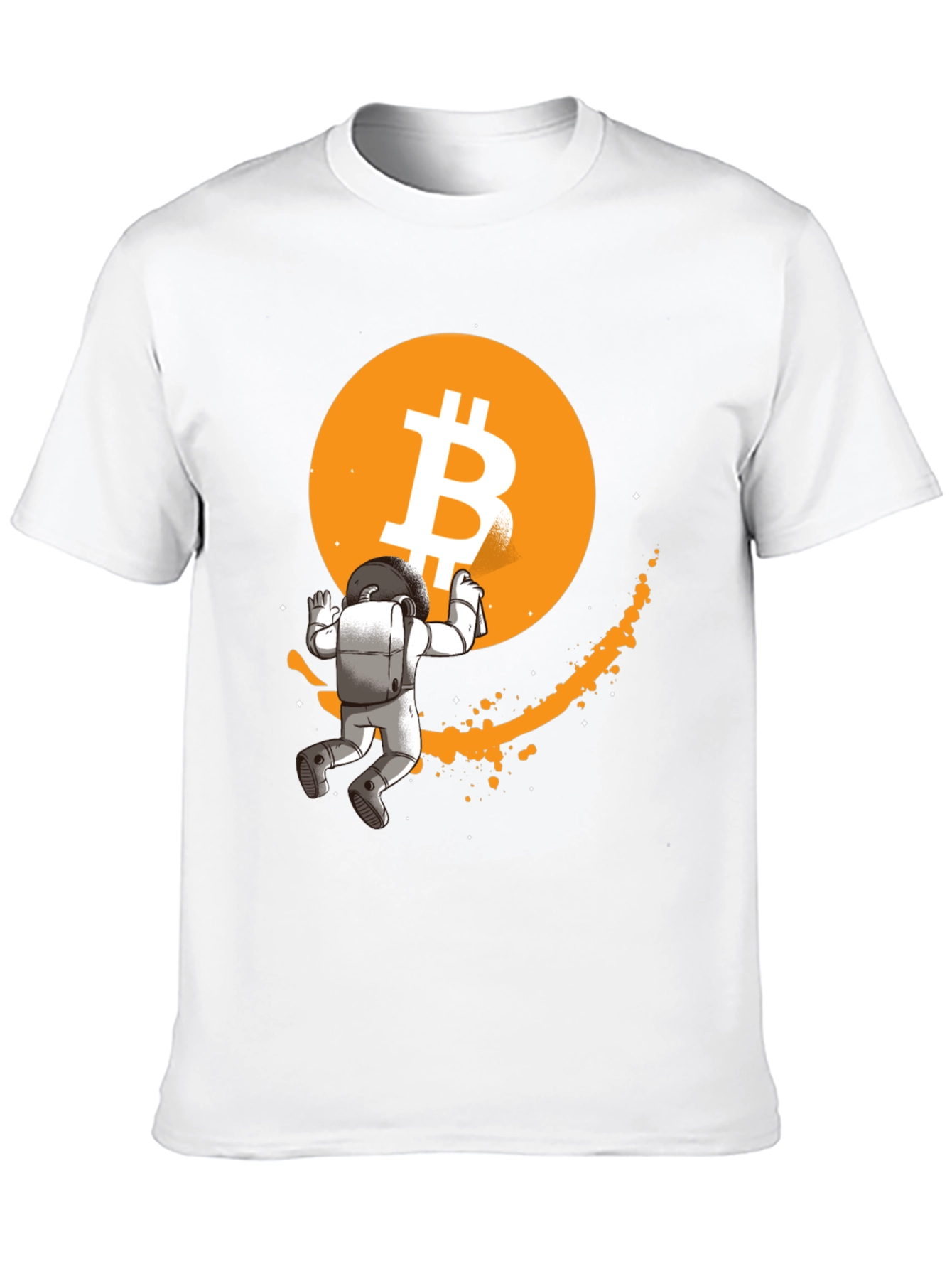 Bitcoin Astronaut T-Shirt - Crypto Space Explorer Tee