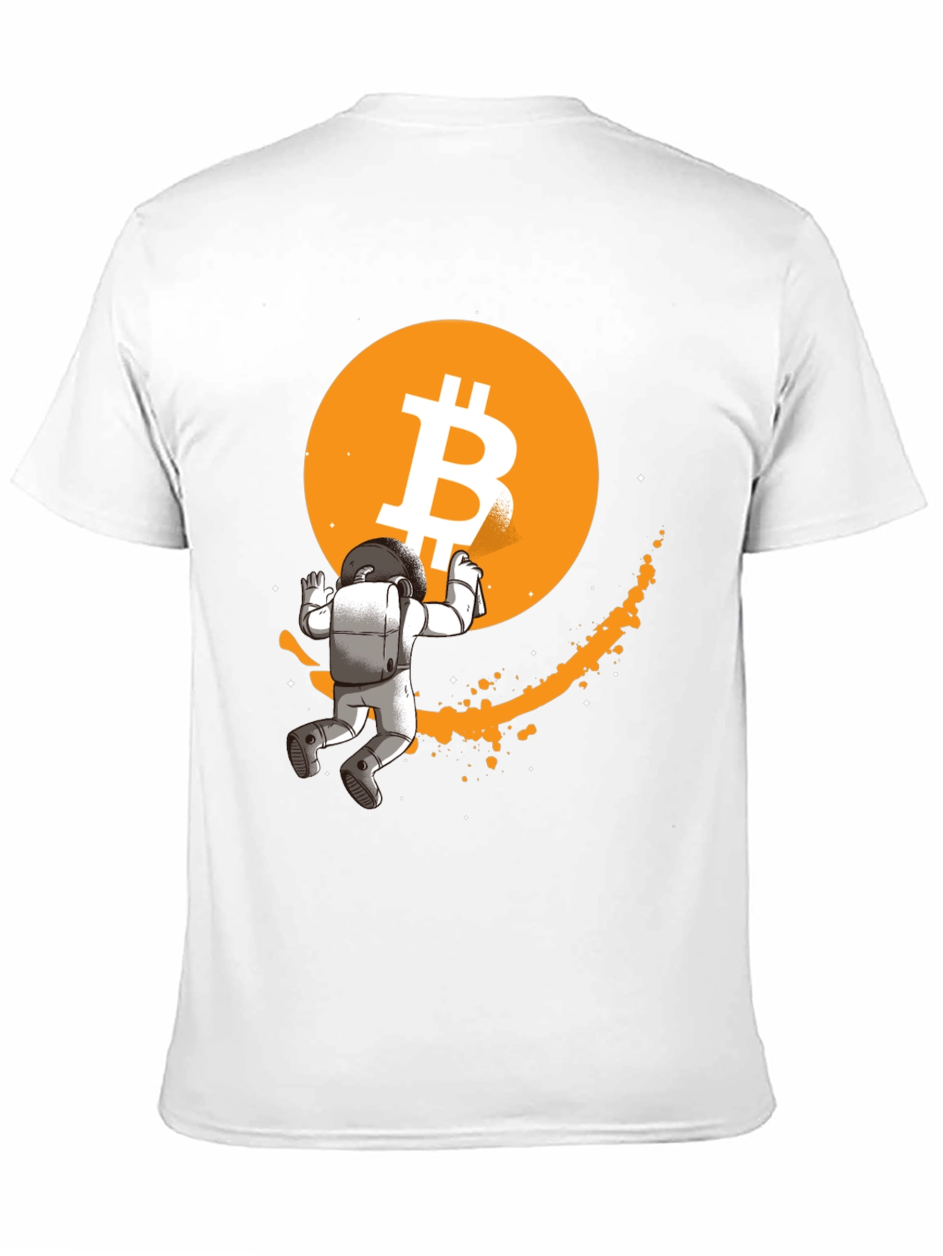 Bitcoin Astronaut T-Shirt - Crypto Space Explorer Tee