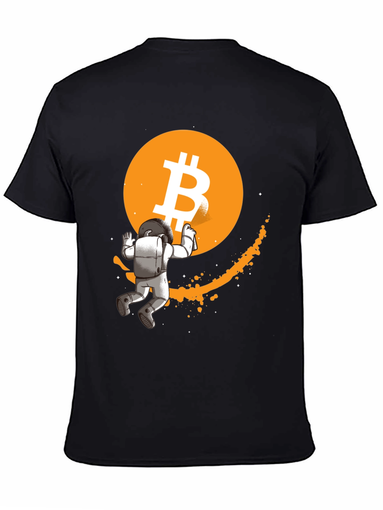 Bitcoin Astronaut T-Shirt - Crypto Space Explorer Tee