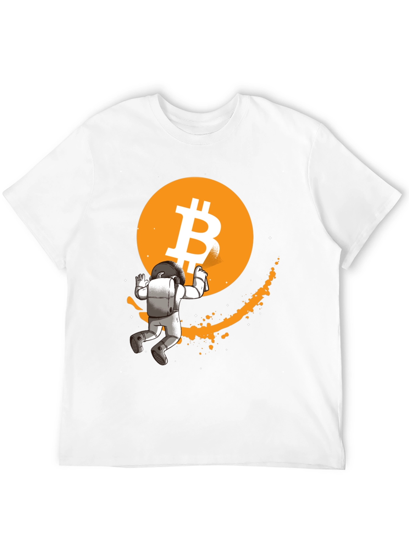 Bitcoin Astronaut T-Shirt - Crypto Space Explorer Tee