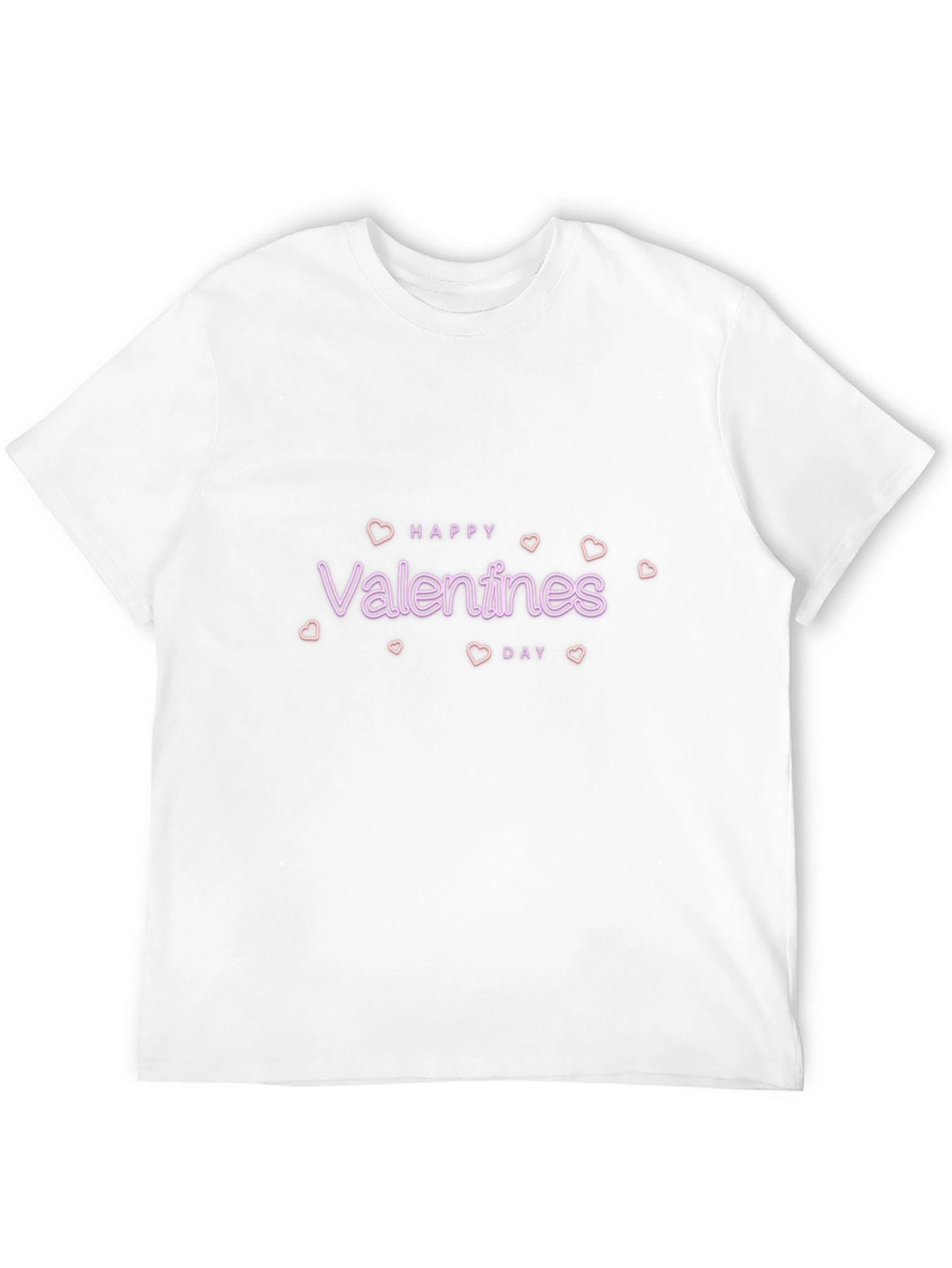 Happy Valentines Day Black T-Shirt