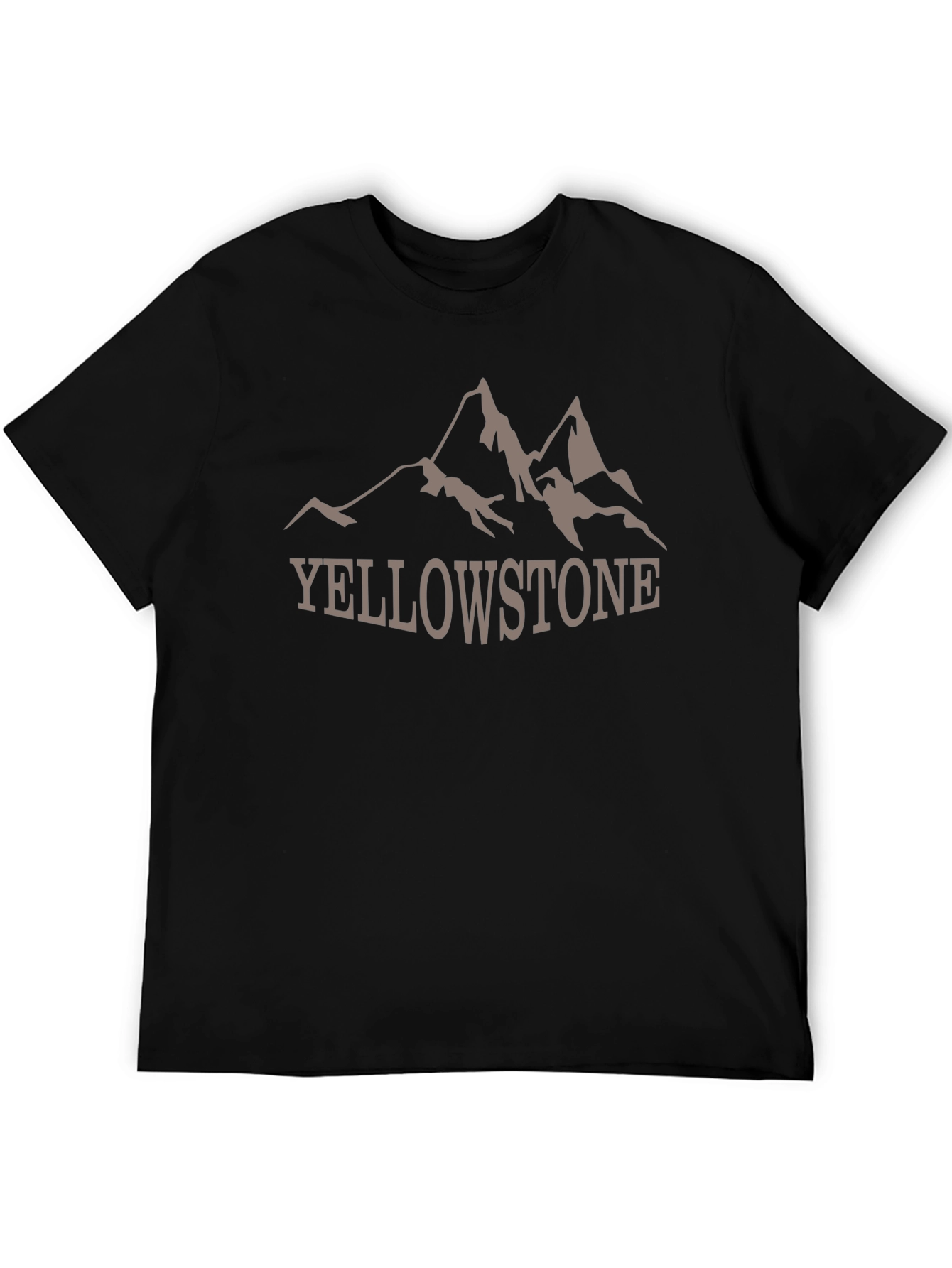 Yellowstone Mountain Graphic Tee - Classic Black