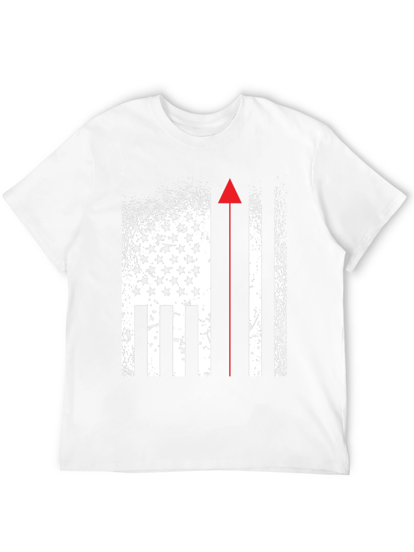 American Flag Firefighter T-Shirt Patriotic Firemen Tee