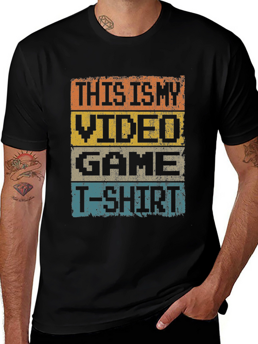 Retro Video Game T-Shirt - This Is My Video Game T-Shirt
