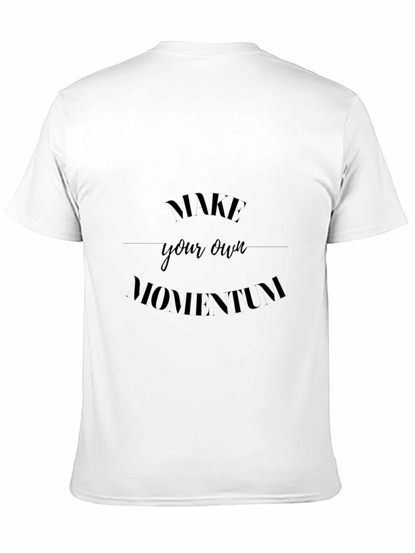 Make Your Own Momentum Black T-Shirt
