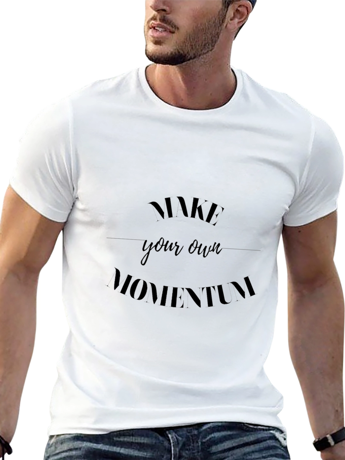 Make Your Own Momentum Black T-Shirt