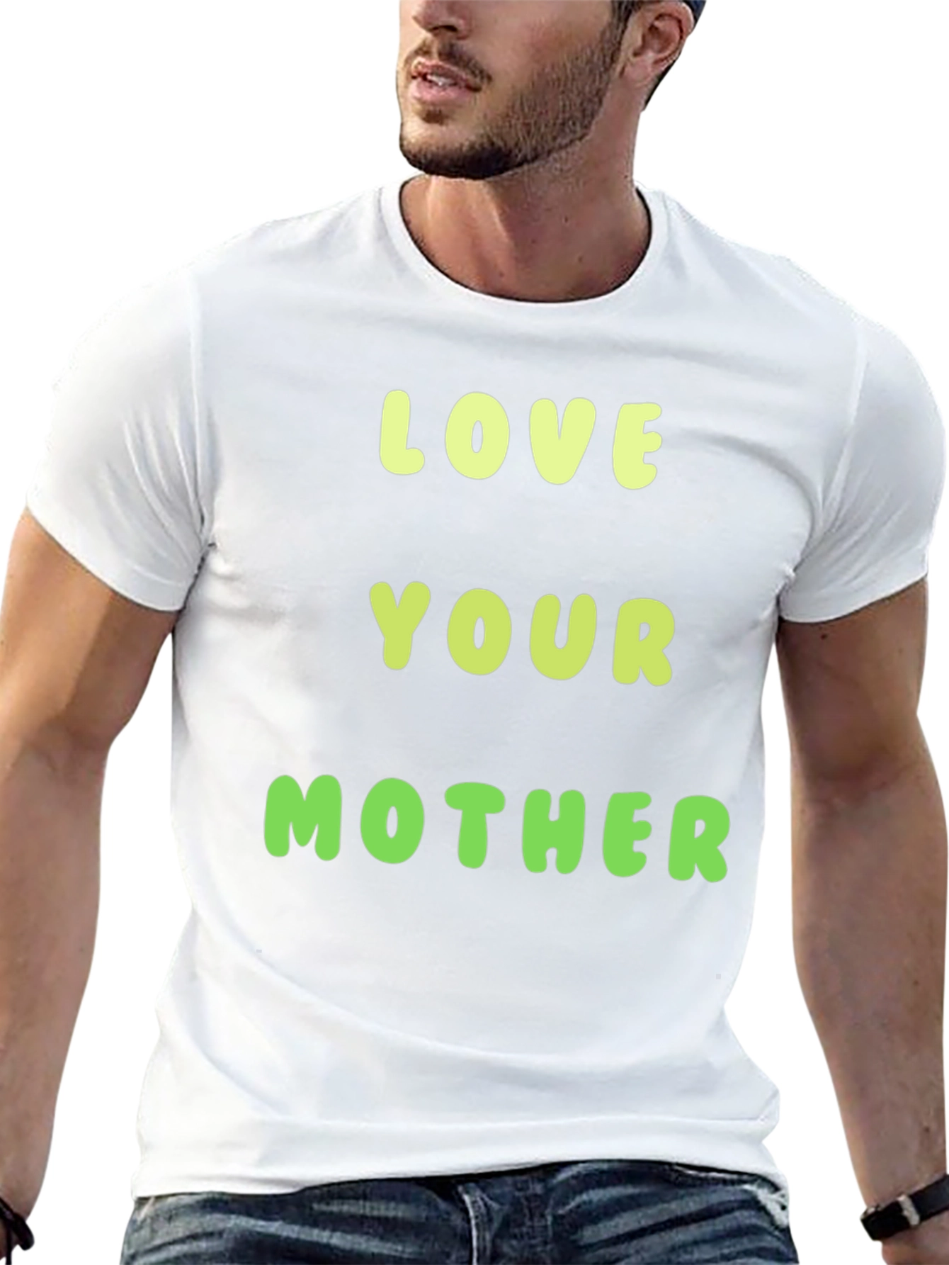 Love Your Mother Graphic Tee - Black Cotton T-Shirt