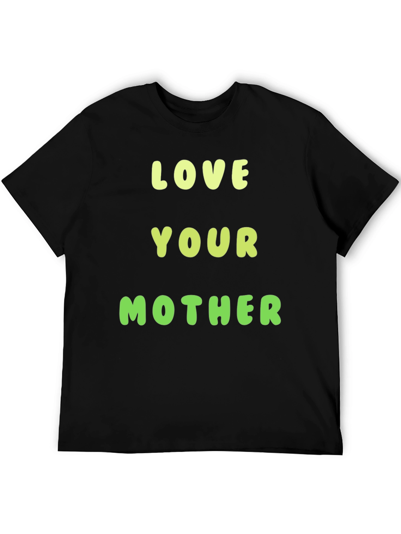 Love Your Mother Graphic Tee - Black Cotton T-Shirt
