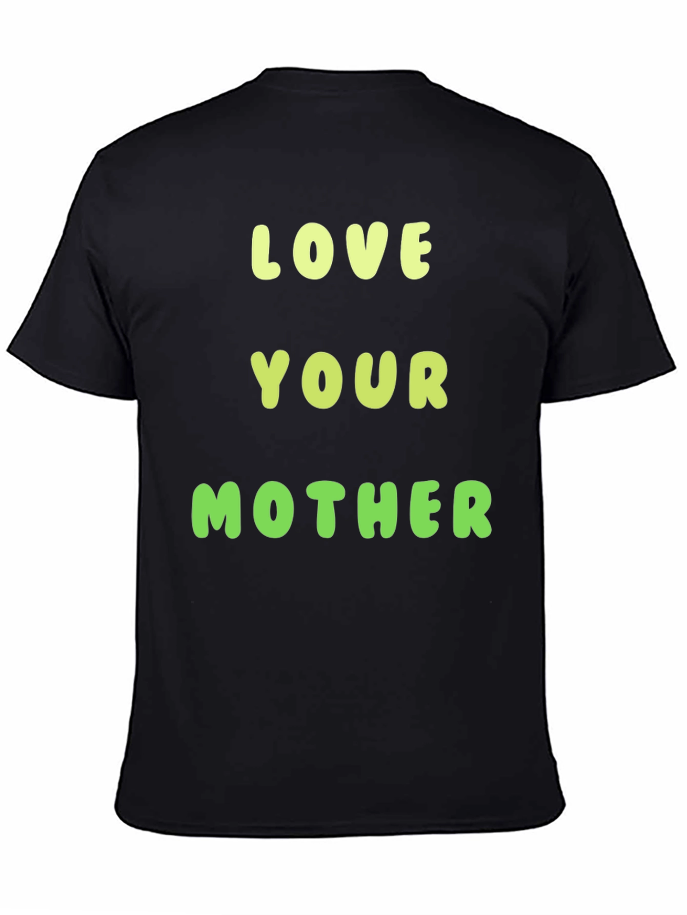 Love Your Mother Graphic Tee - Black Cotton T-Shirt