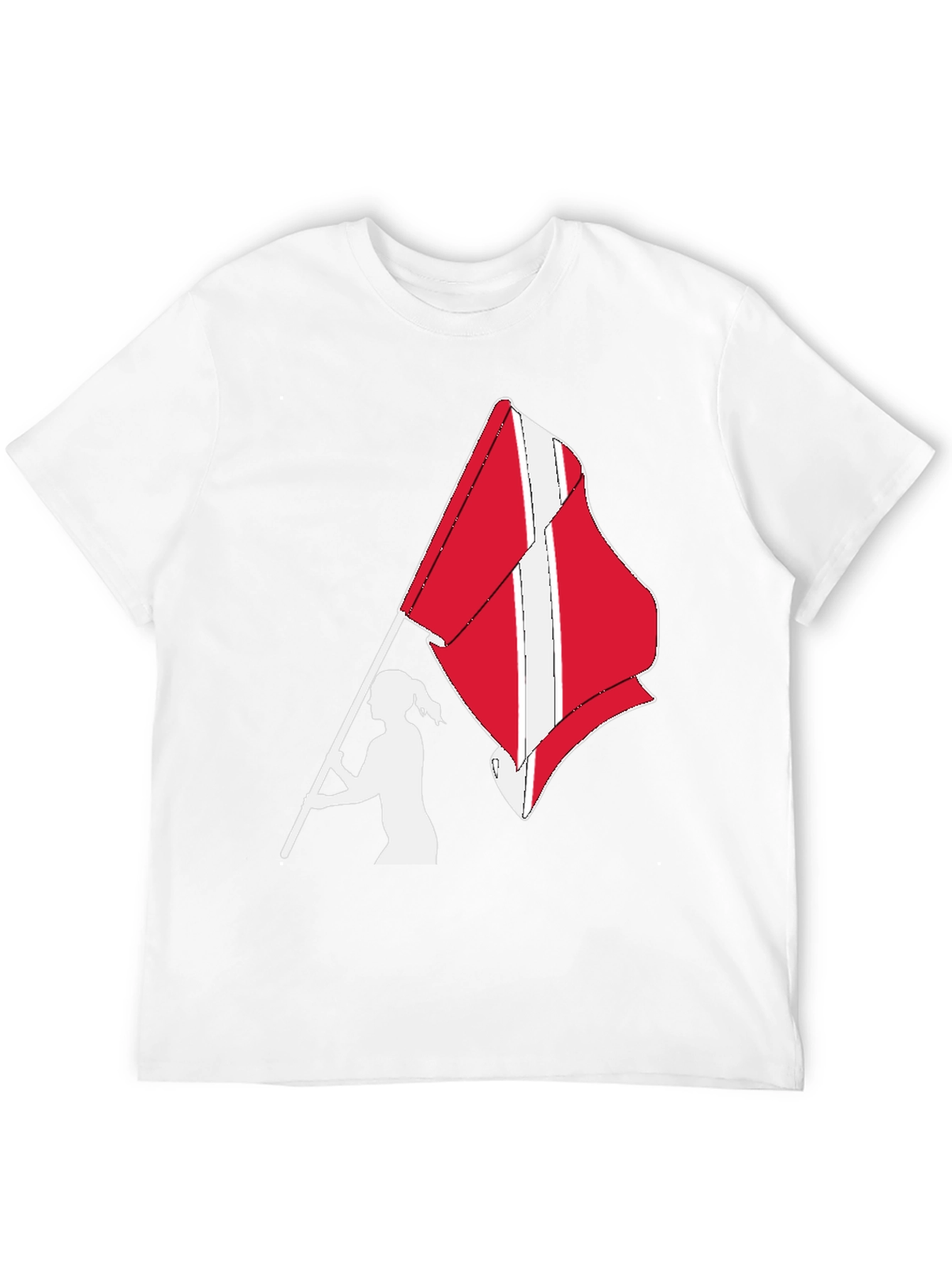 Denmark Flag Waving T-Shirt