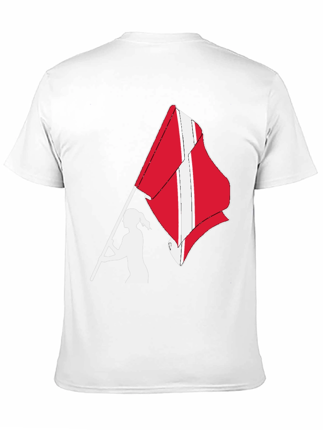 Denmark Flag Waving T-Shirt
