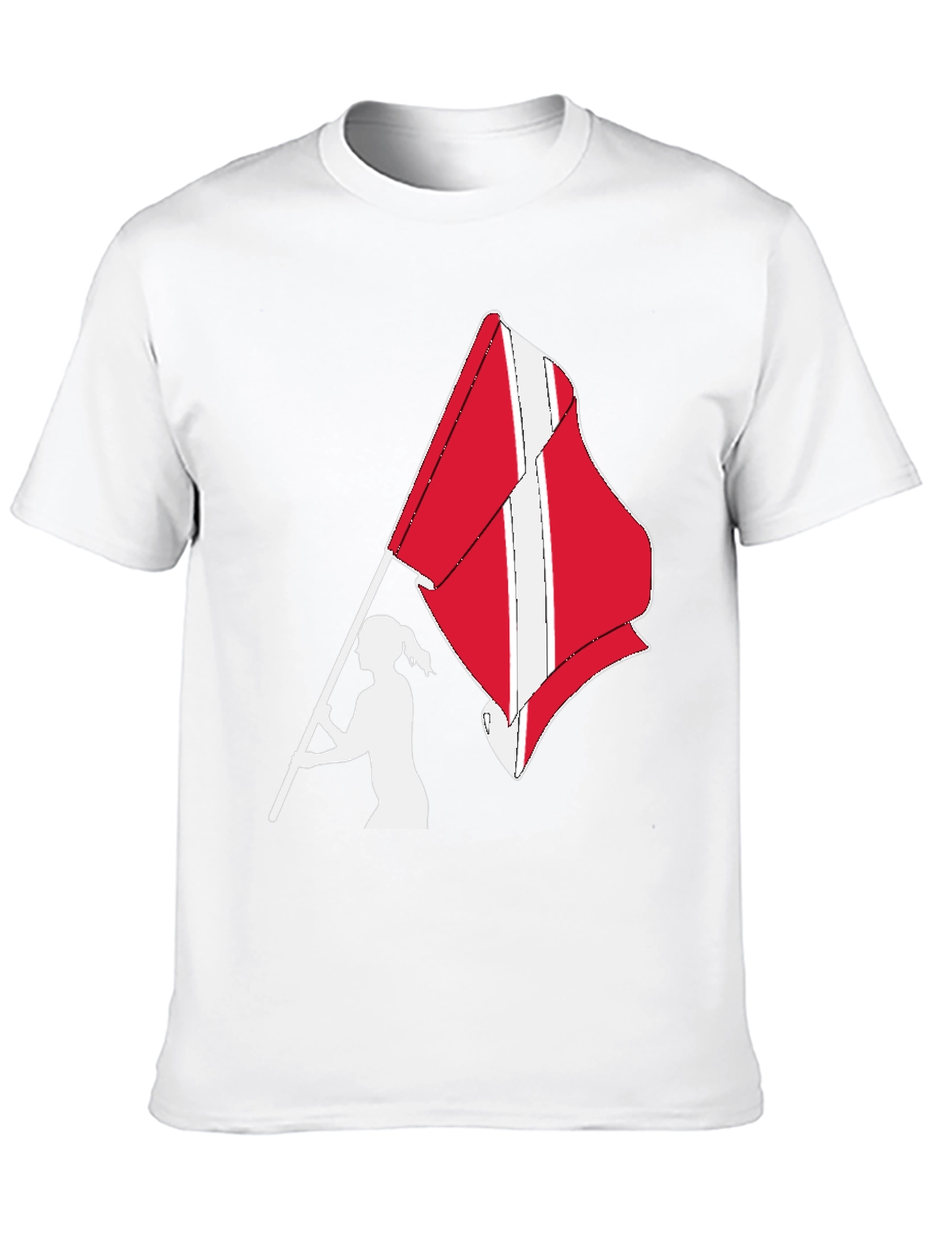 Denmark Flag Waving T-Shirt