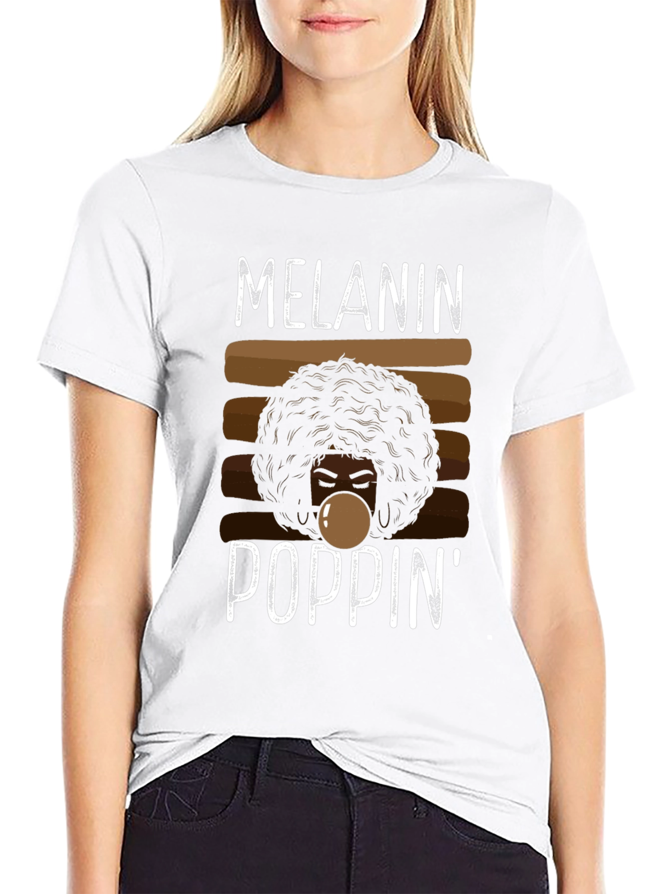 Melanin Poppin Graphic Tee